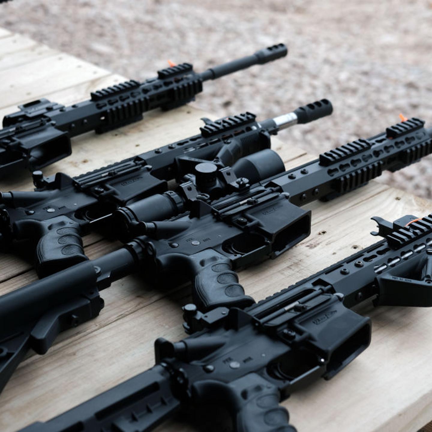 AR-15 rifles