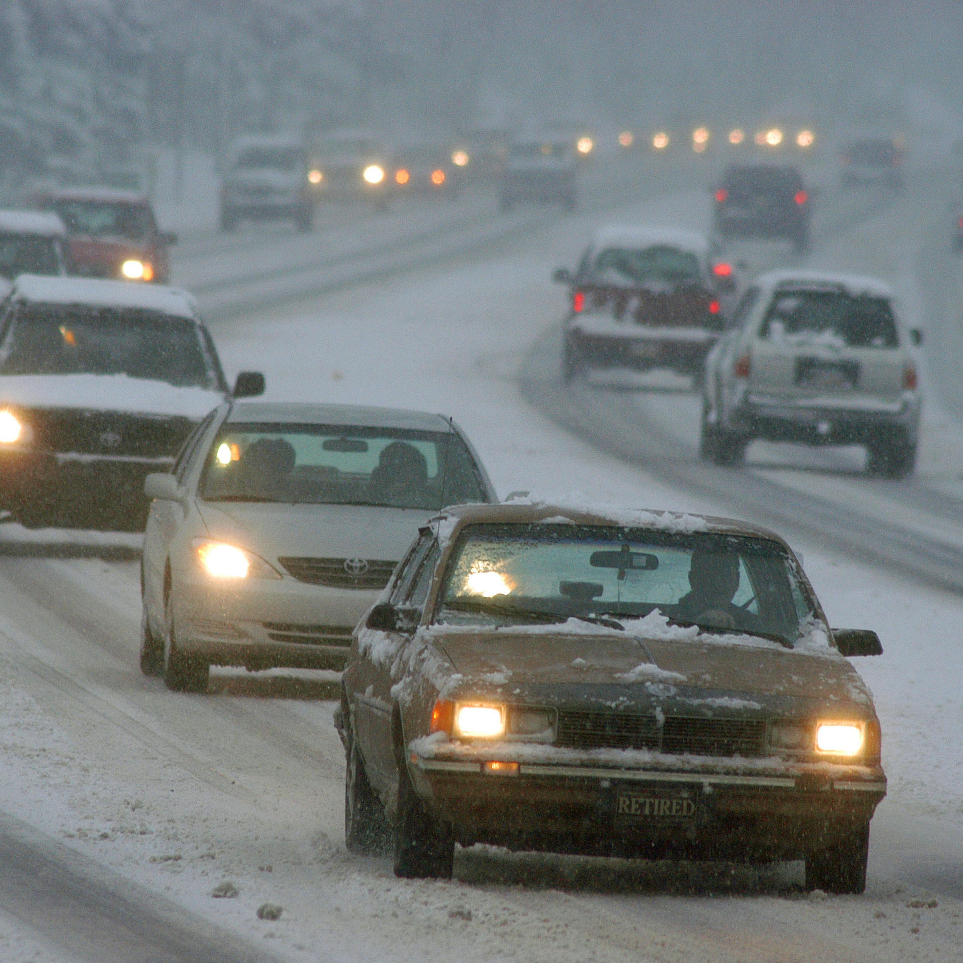 First Winter Storm Of The Season Hits East Coast