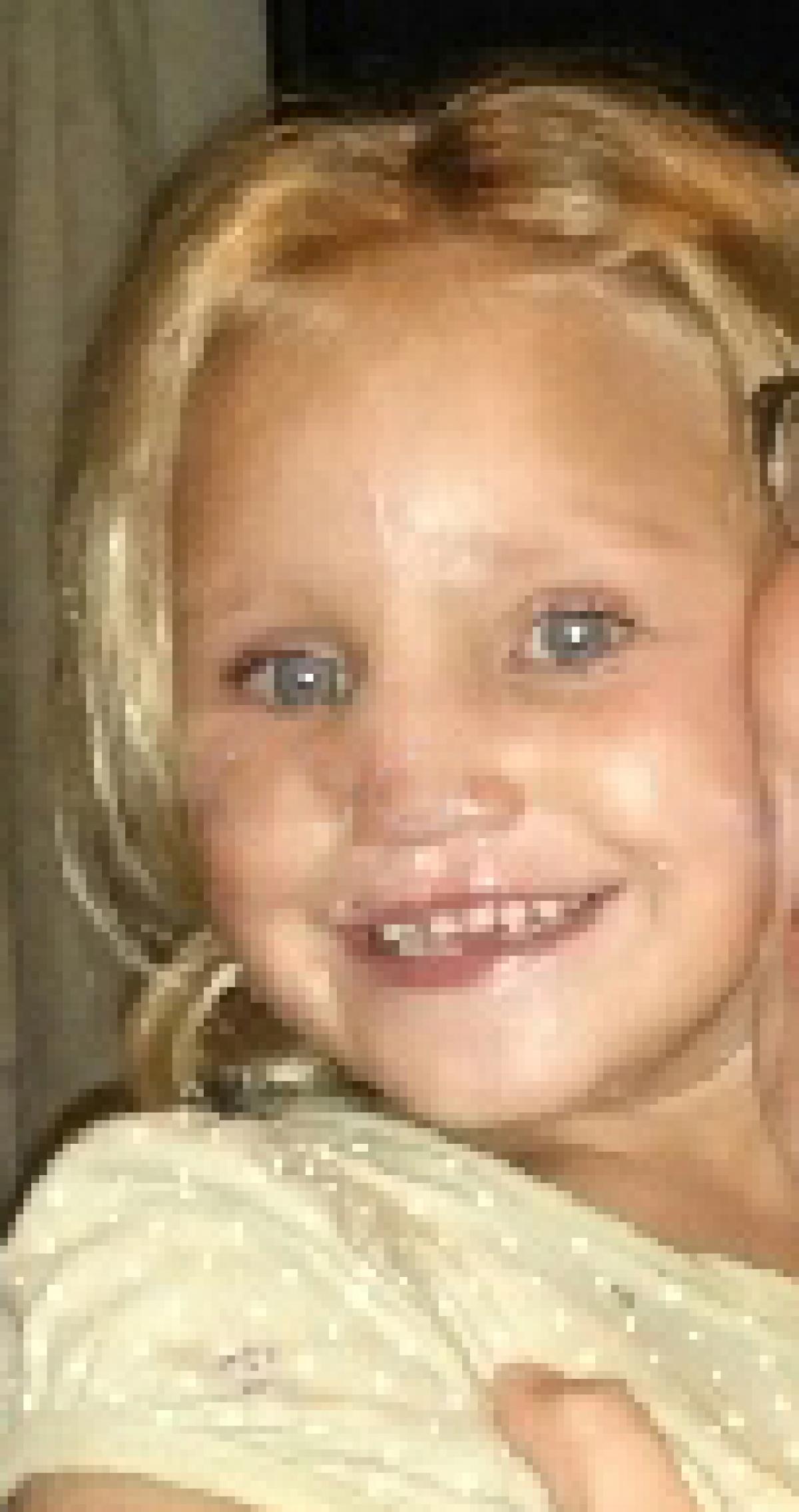 Four-year-old Rebecca Lewis.