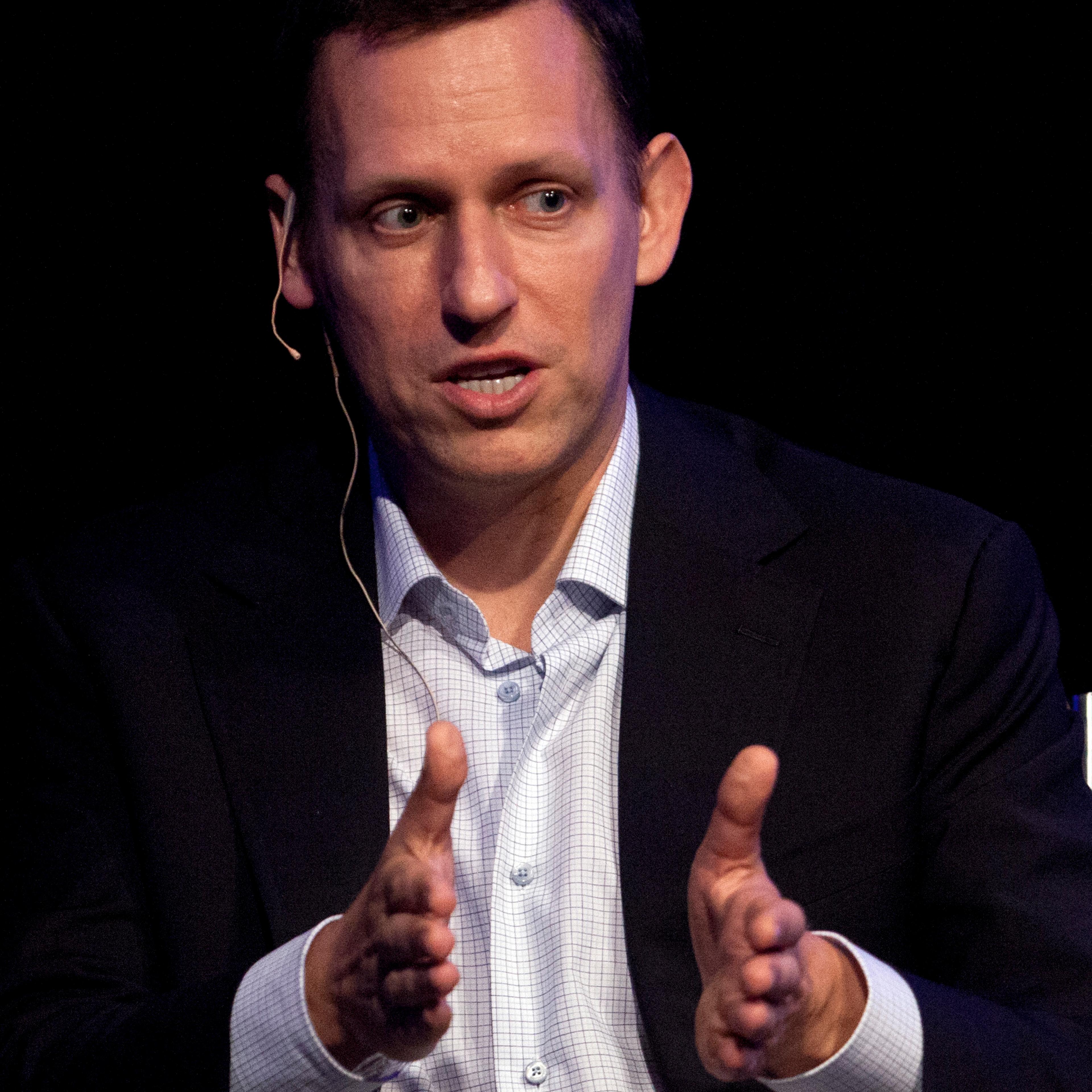 Peter Thiel during the StartOut LGBT Entrepreneurship Awards in San Francisco on March 8, 2012, in San Francisco.
