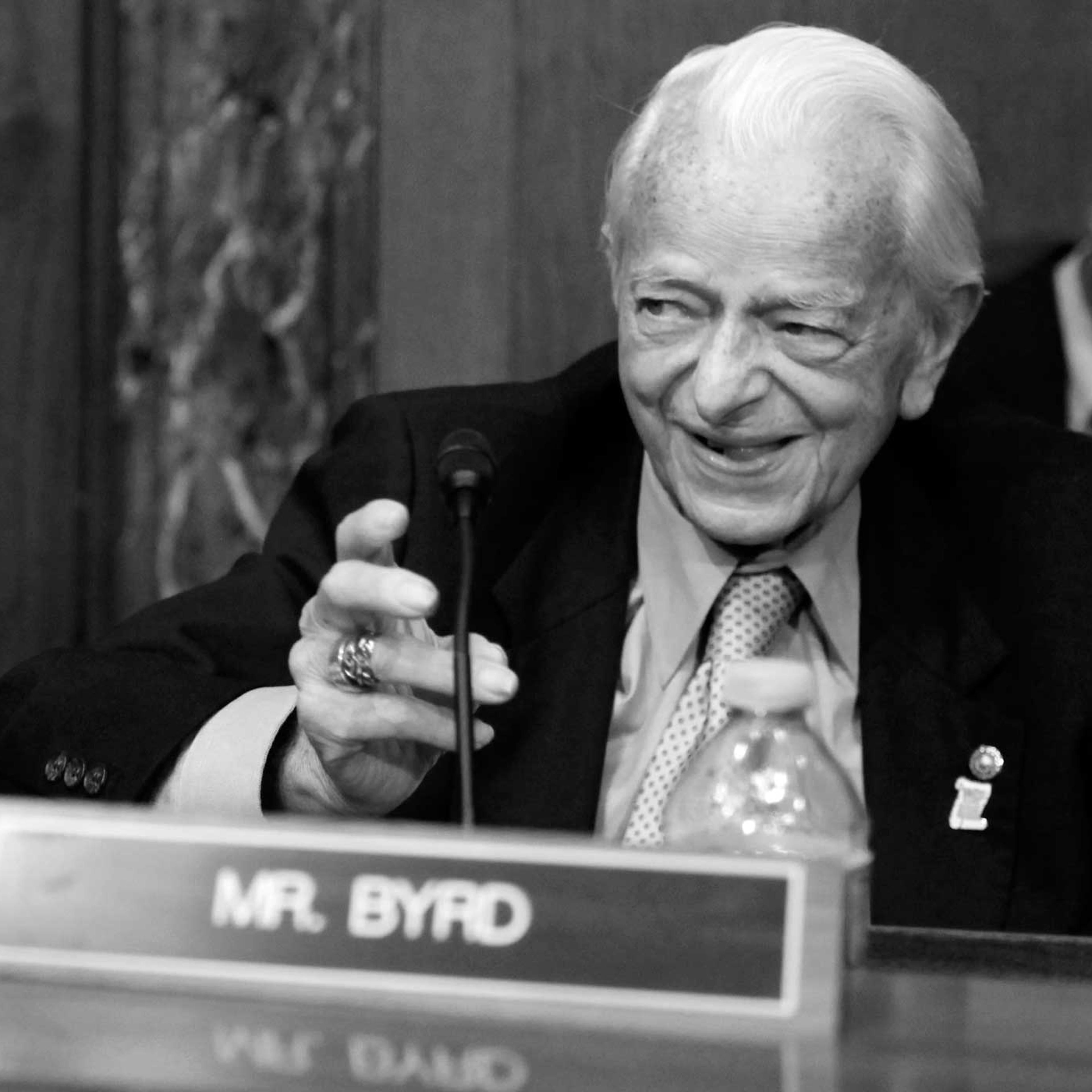 Sen. Robert Byrd, D-W.Va., on Capitol Hill in Washington. Byrd was the longest-serving U.S. Senator at the time of his death.