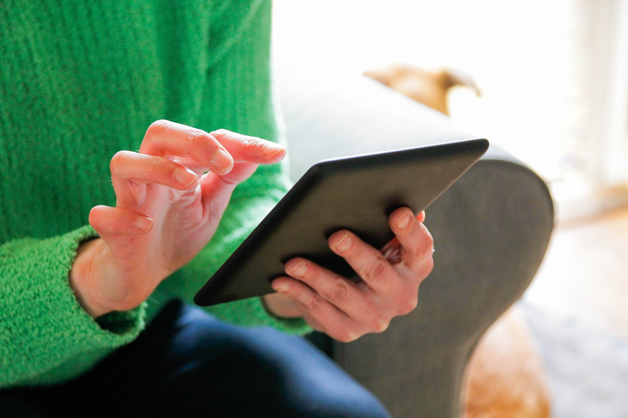 Using a digital tablet