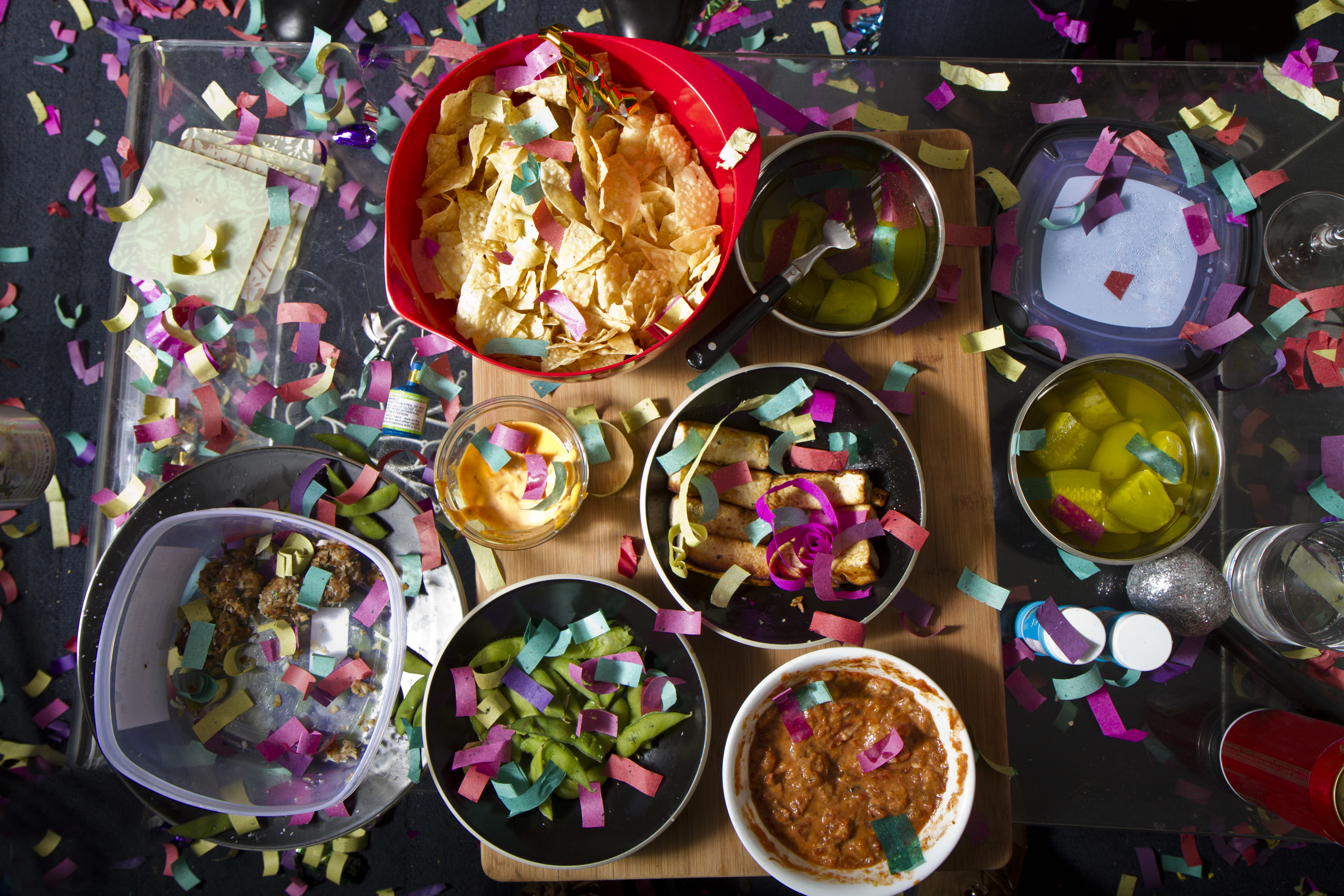 table of food
