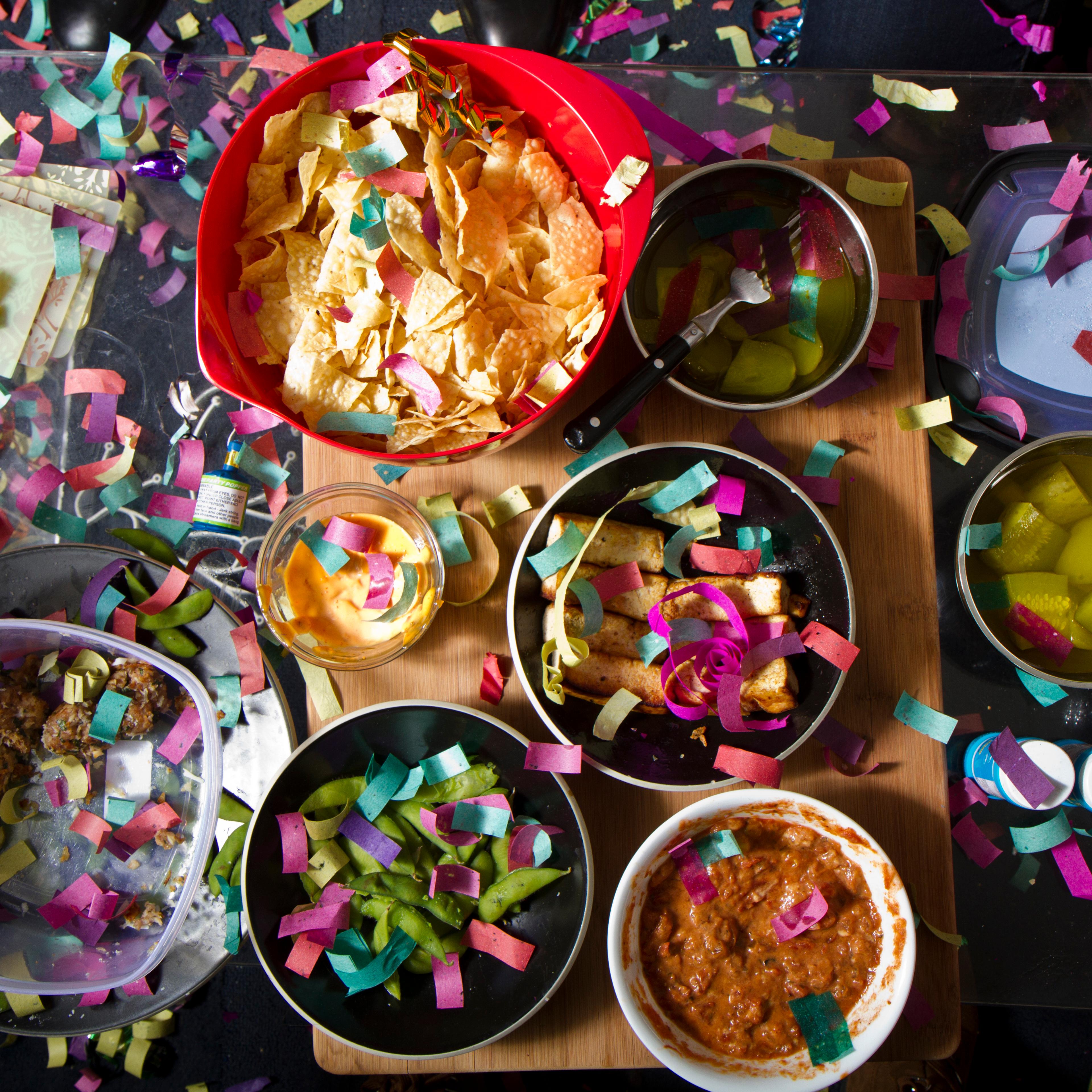 table of food