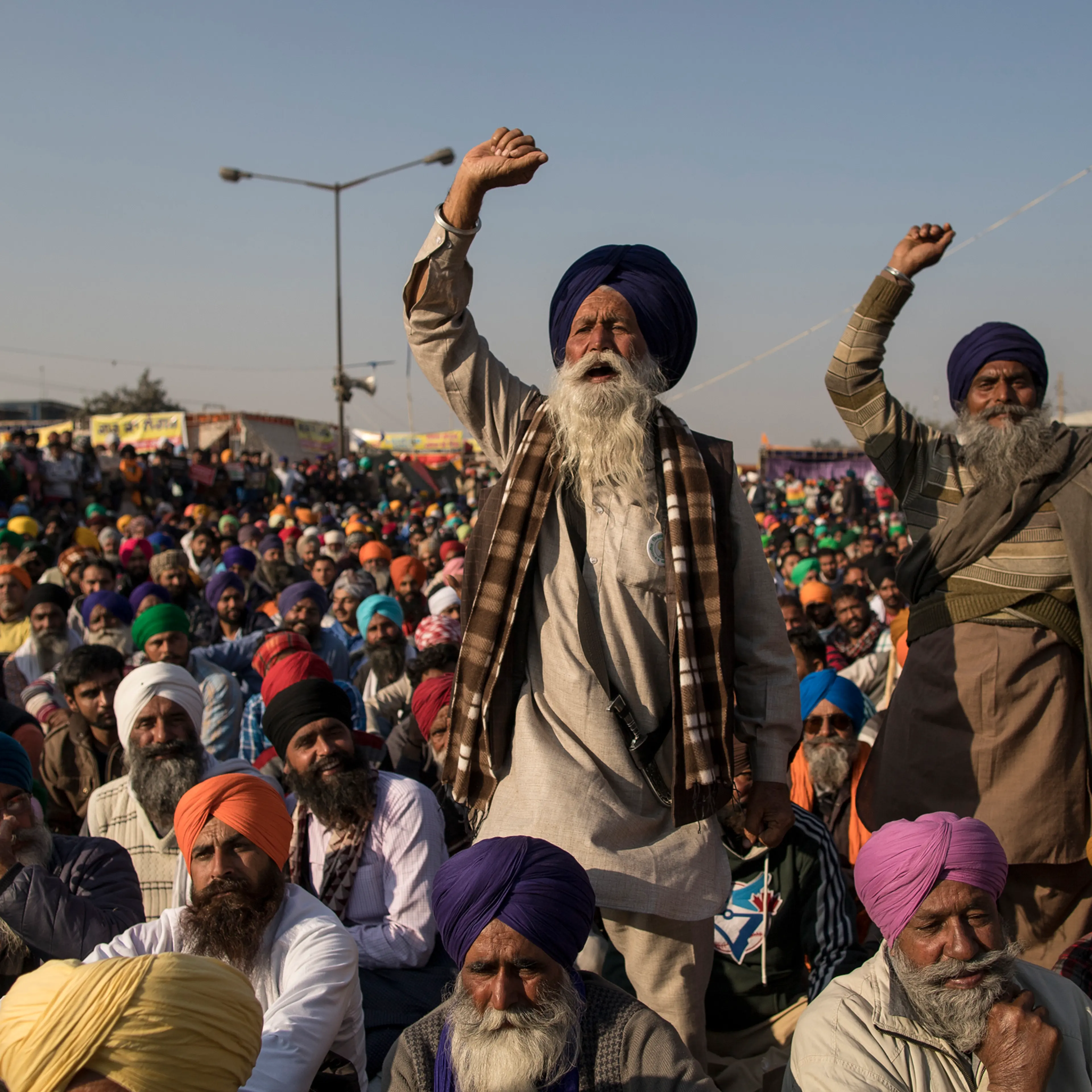 Farmers Continue Blockade Of Highways Leading Into Delhi