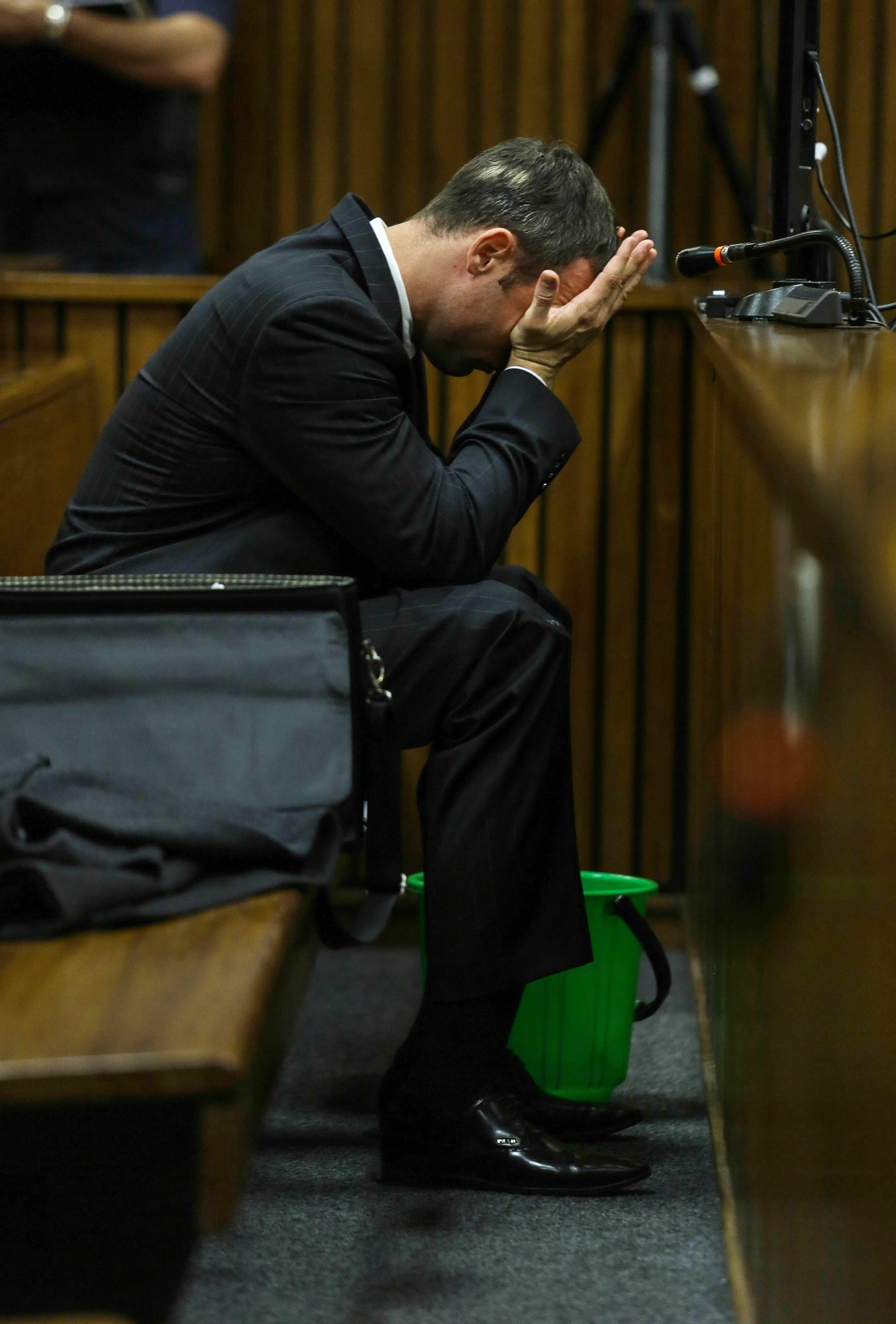 Oscar Pistorius Is Tried For The Murder Of His Girlfriend Reeva Steenkamp
