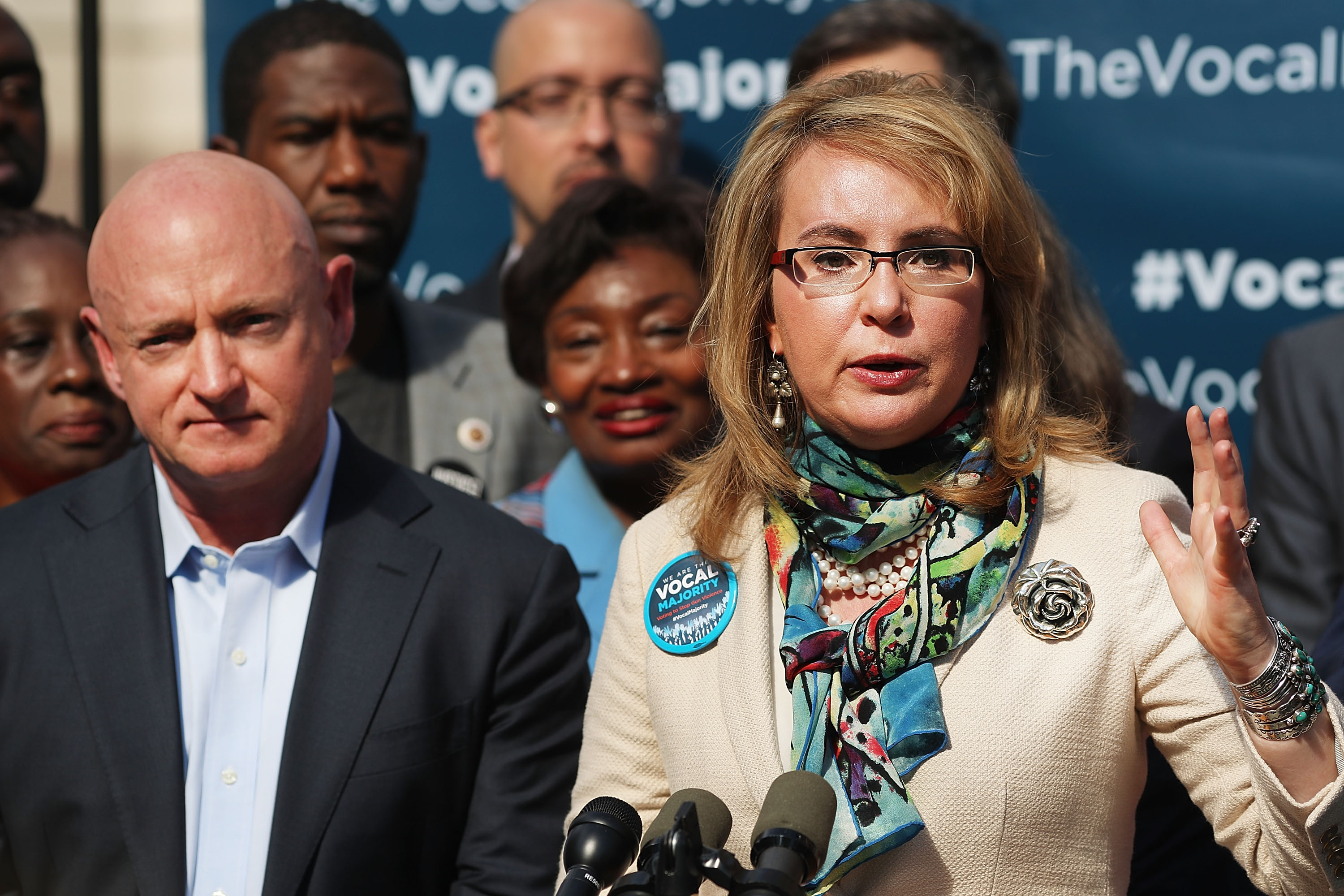 Gabby Giffords Speaks Out Against Gun Violence In New York City