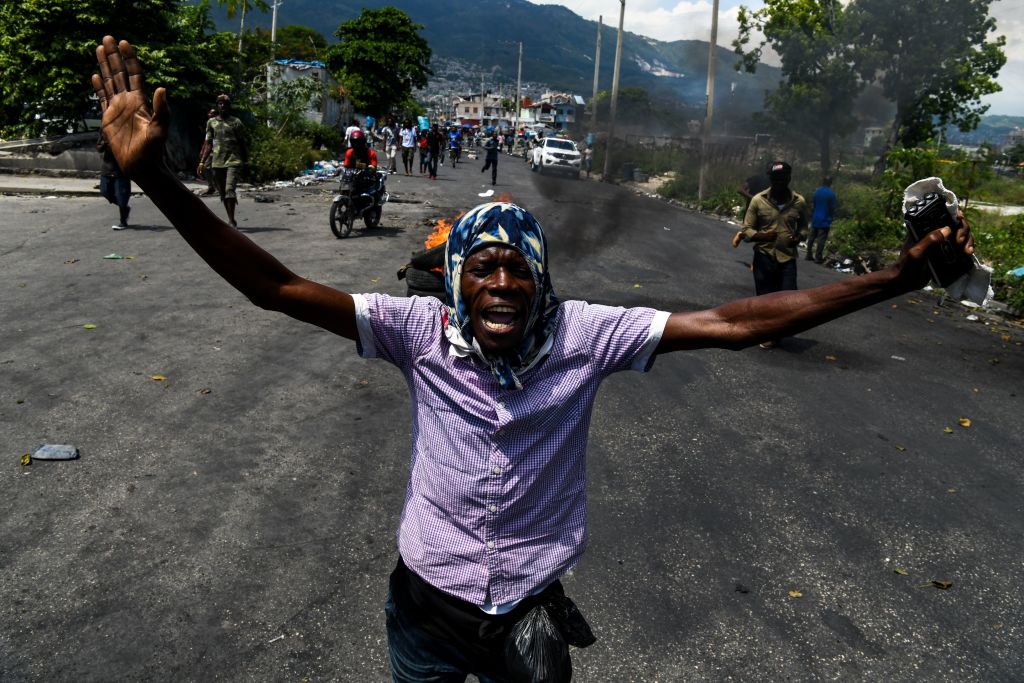 TOPSHOT-HAITI-POLITICS-PROTEST-CORRUPTION