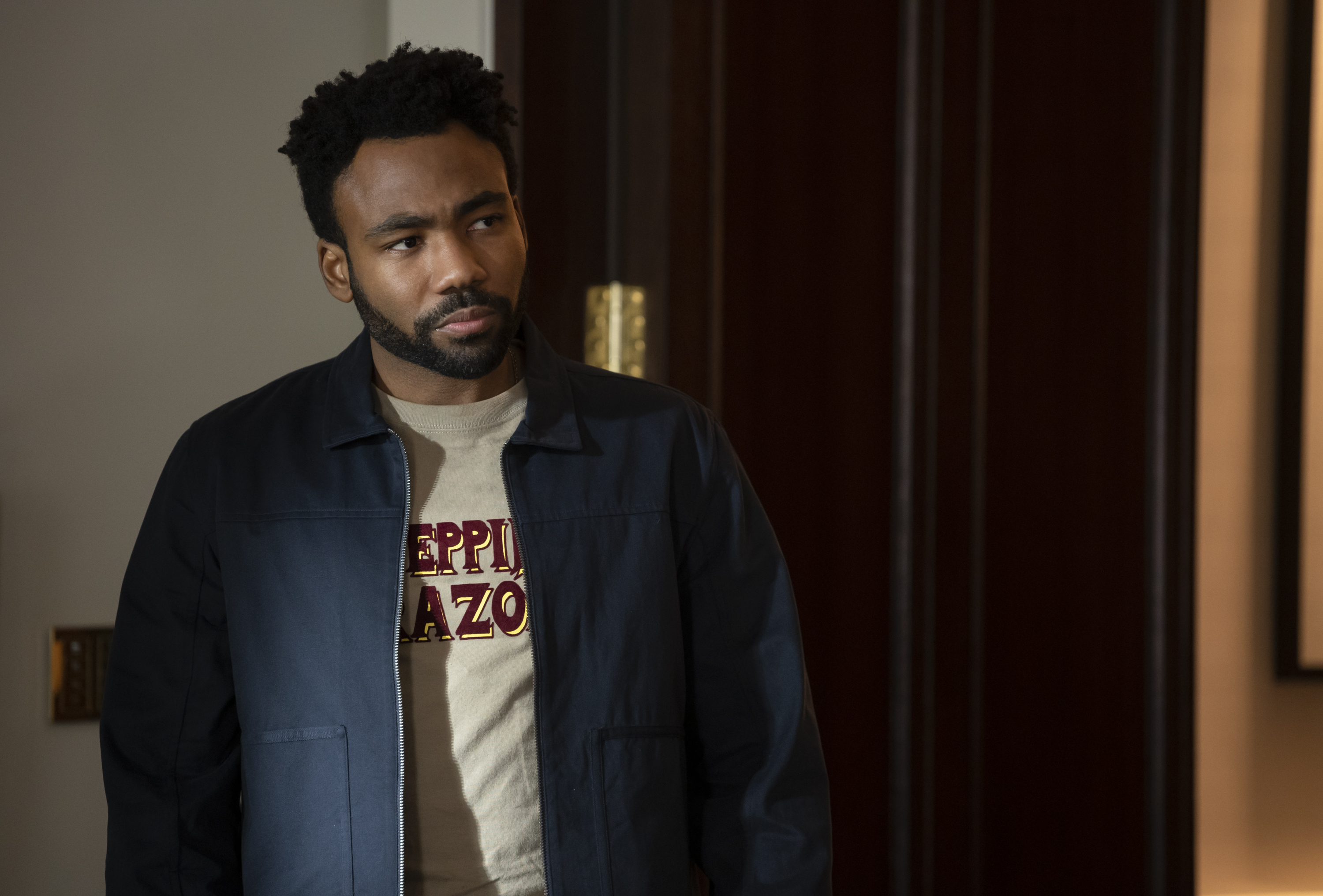 “ATLANTA” --  "Sinterklaas is Coming to Town" -- Season 3, Episode 2 (Airs March 24) Pictured (L-R): Donald Glover as Earn Marks.  CR: Rob Youngson/FX