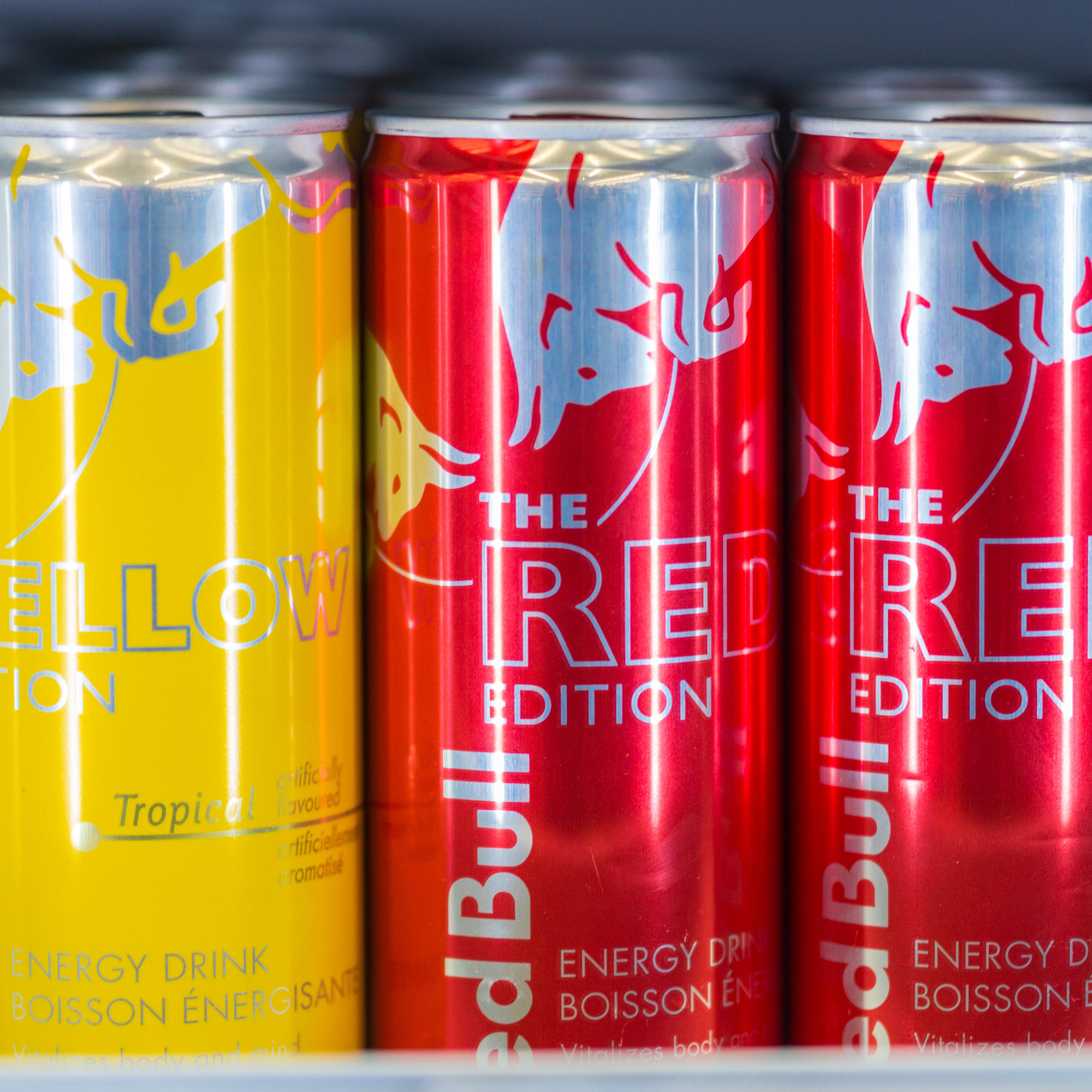 Cans of Red Bull Energy Drink: Red Bull is an energy drink sold by an Austrian company it is highest-selling energy drink in the world.