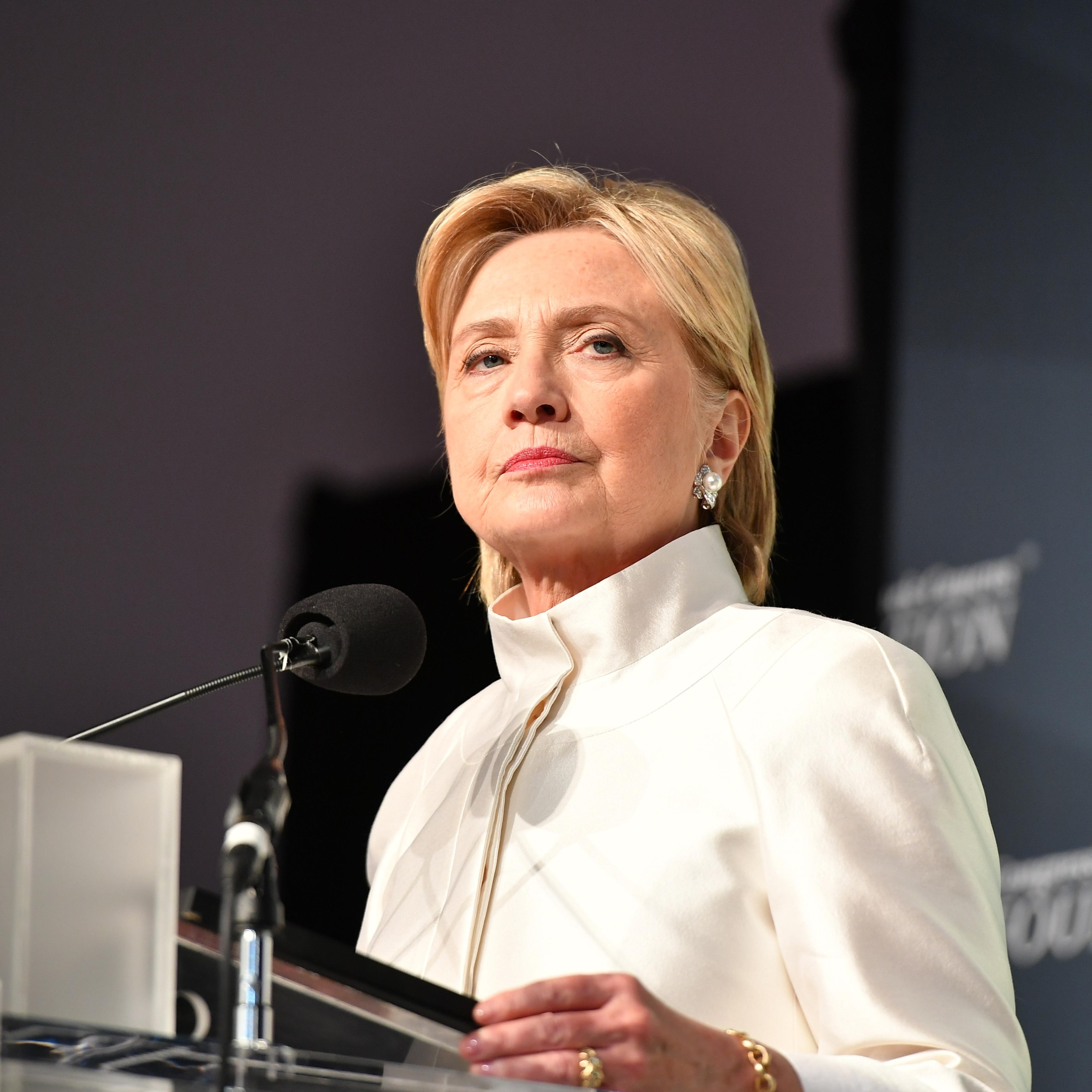 Presidential candidate Hillary Clinton speaks at the Phoenix Awards Dinner at Walter E. Washington Convention Center in Washington, D.C., on Sept. 17, 2016.