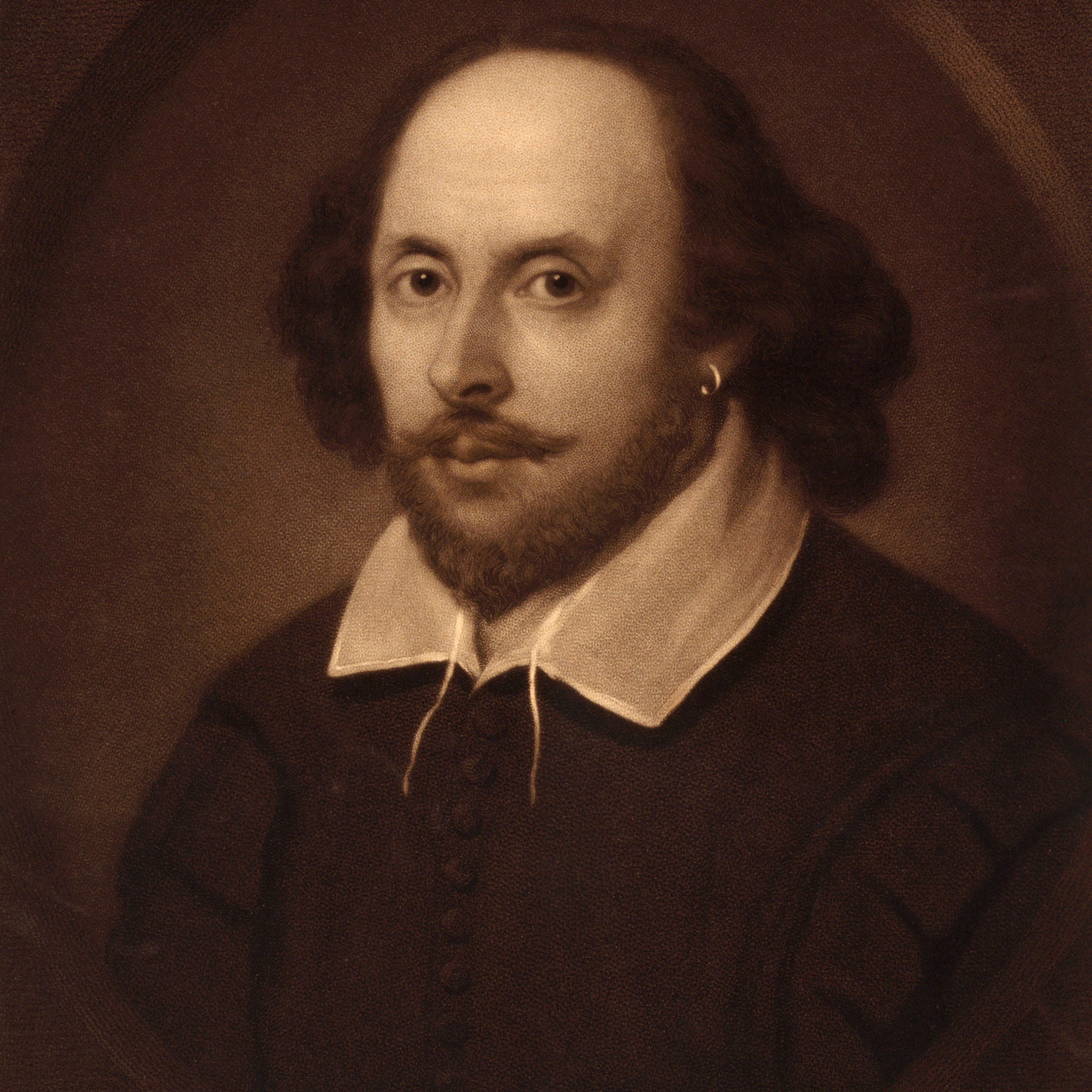 William Shakespeare 1564 to 1616 English poet and dramatist engraved by Samuel Cousins after a painting attributed to Joseph Taylor