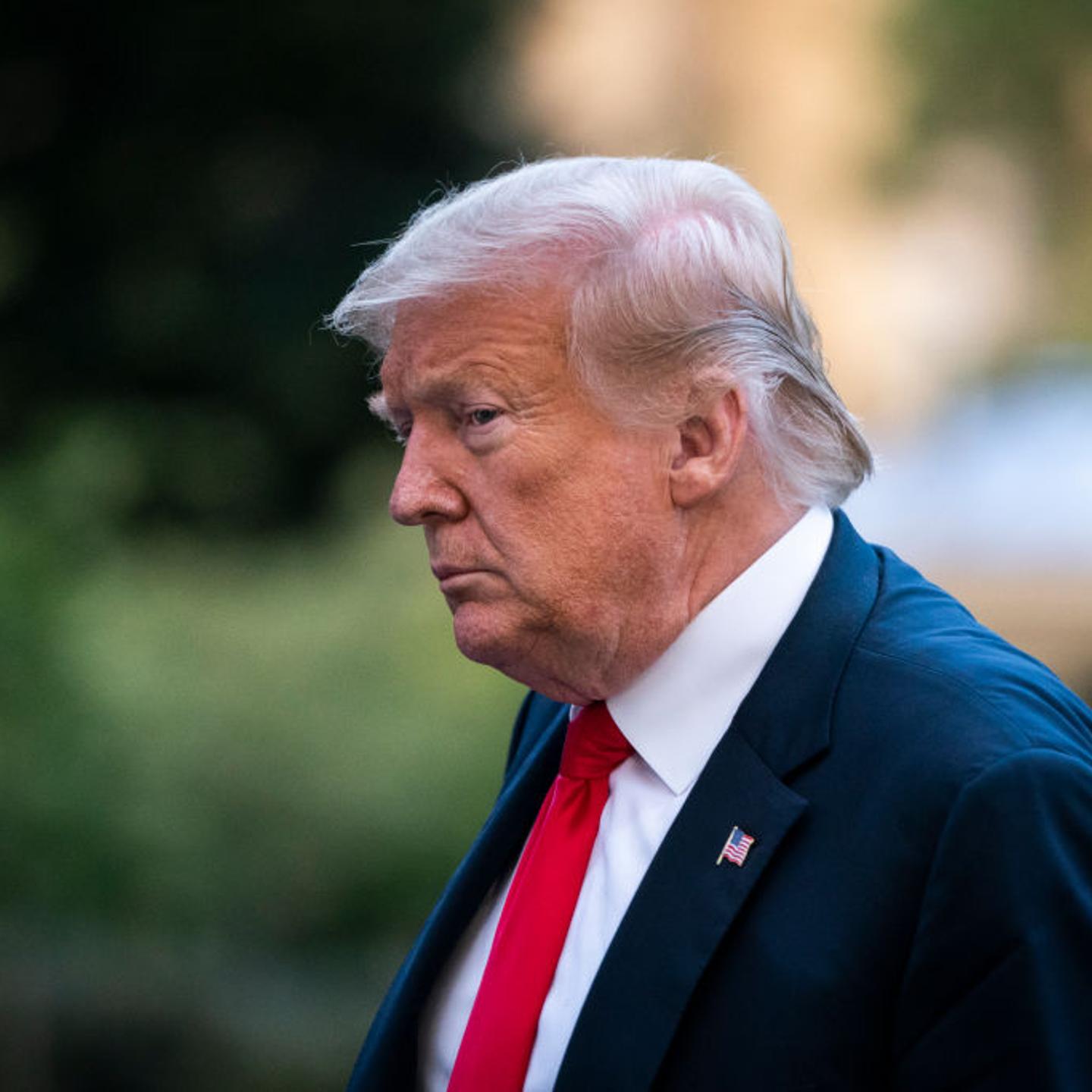 President Trump Returns To The White House From Wisconsin Trip