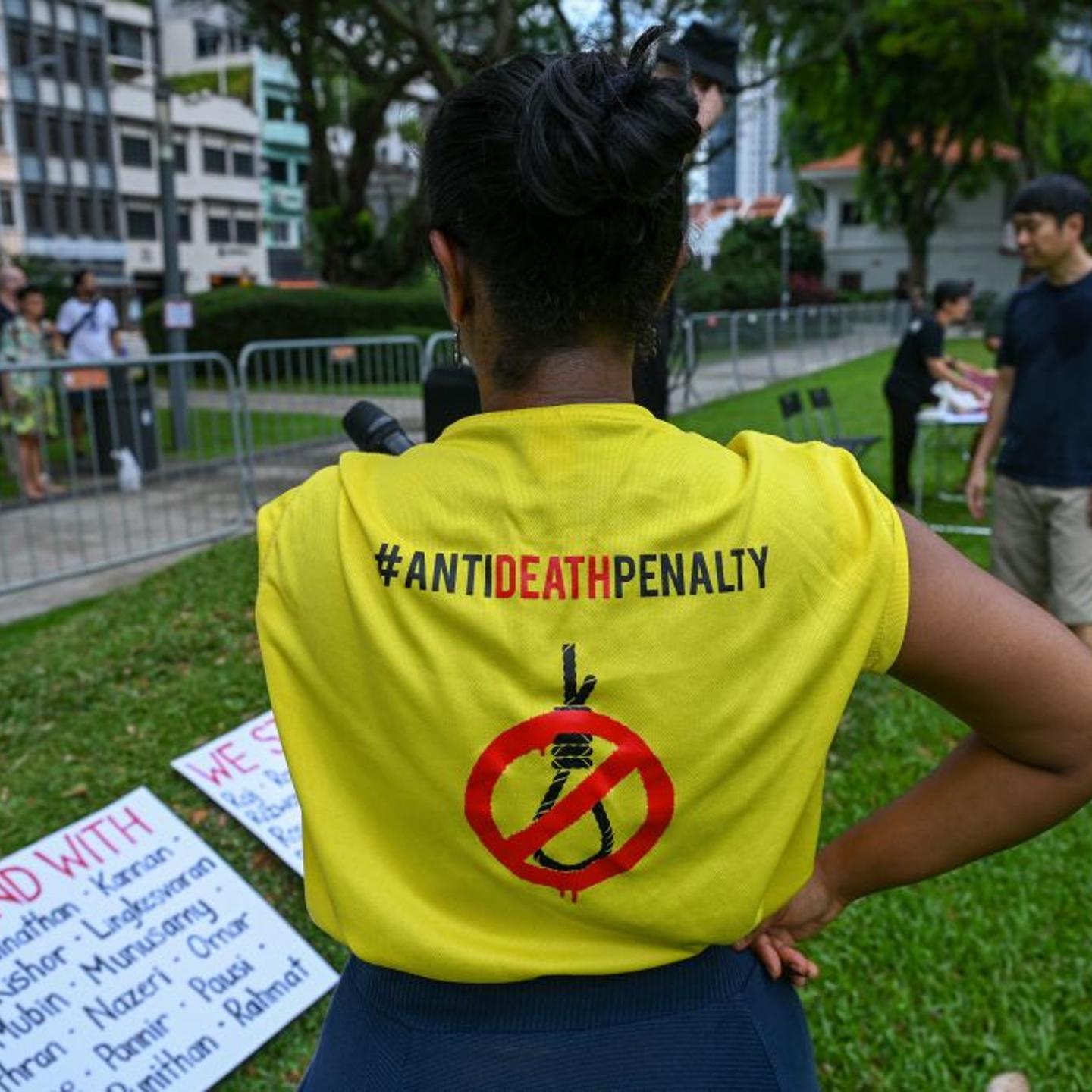 Singapore Death Penalty Protest