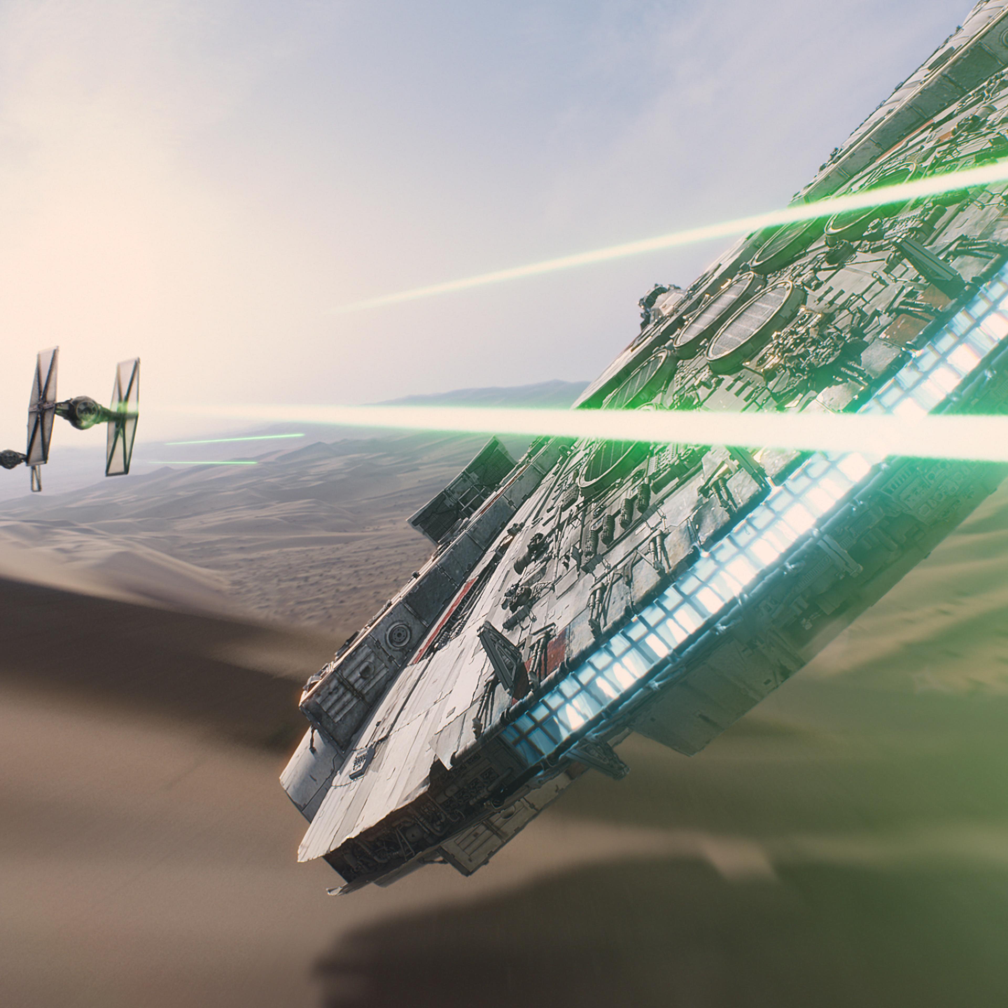 A scene from "Star Wars: The Force Awakens," expected in theaters on Dec. 18, 2015.