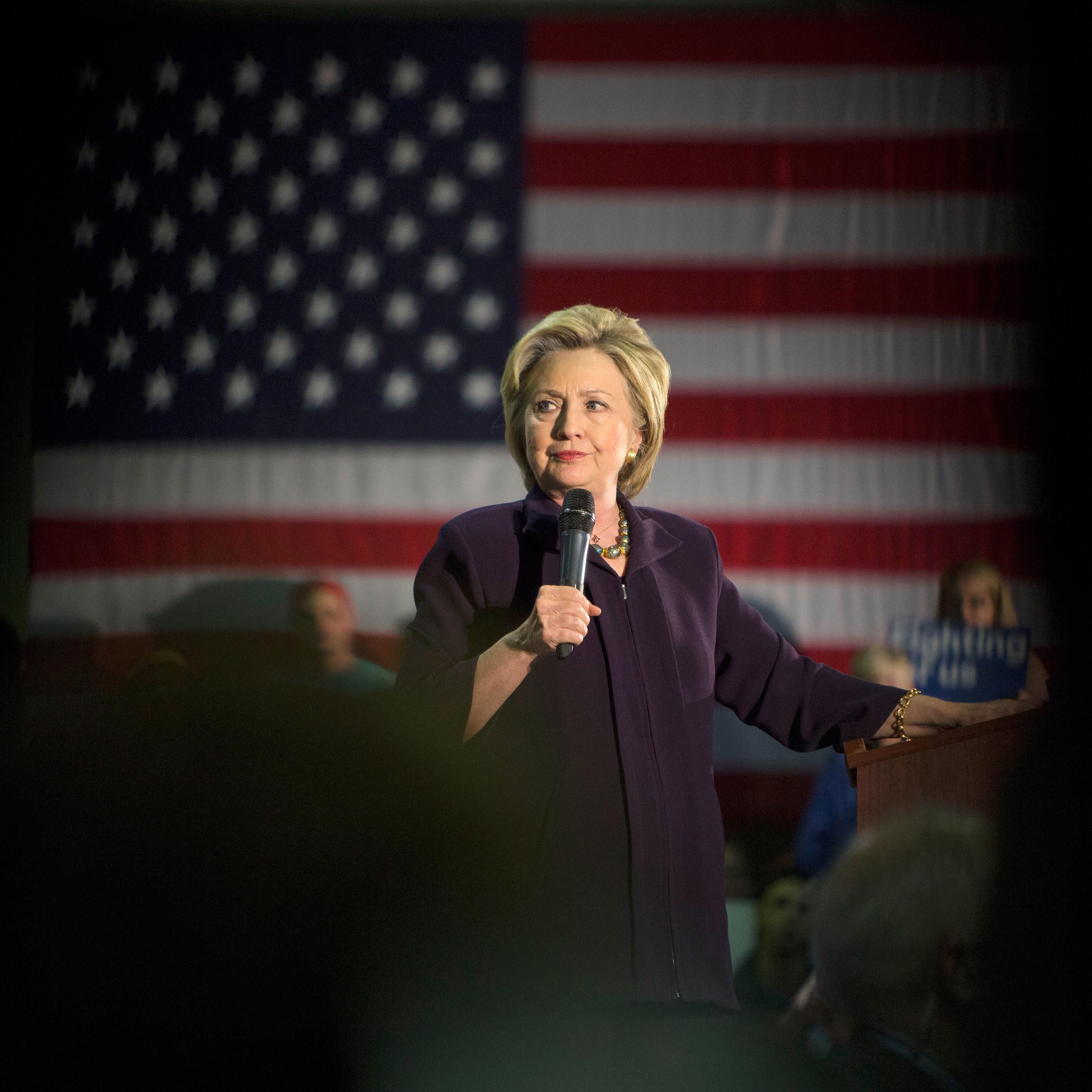 Democratic presidential candidate Hillary Clinton speaks at a campaign event at Camden County College on May 11, 2016 in Blackwood, New Jersey.