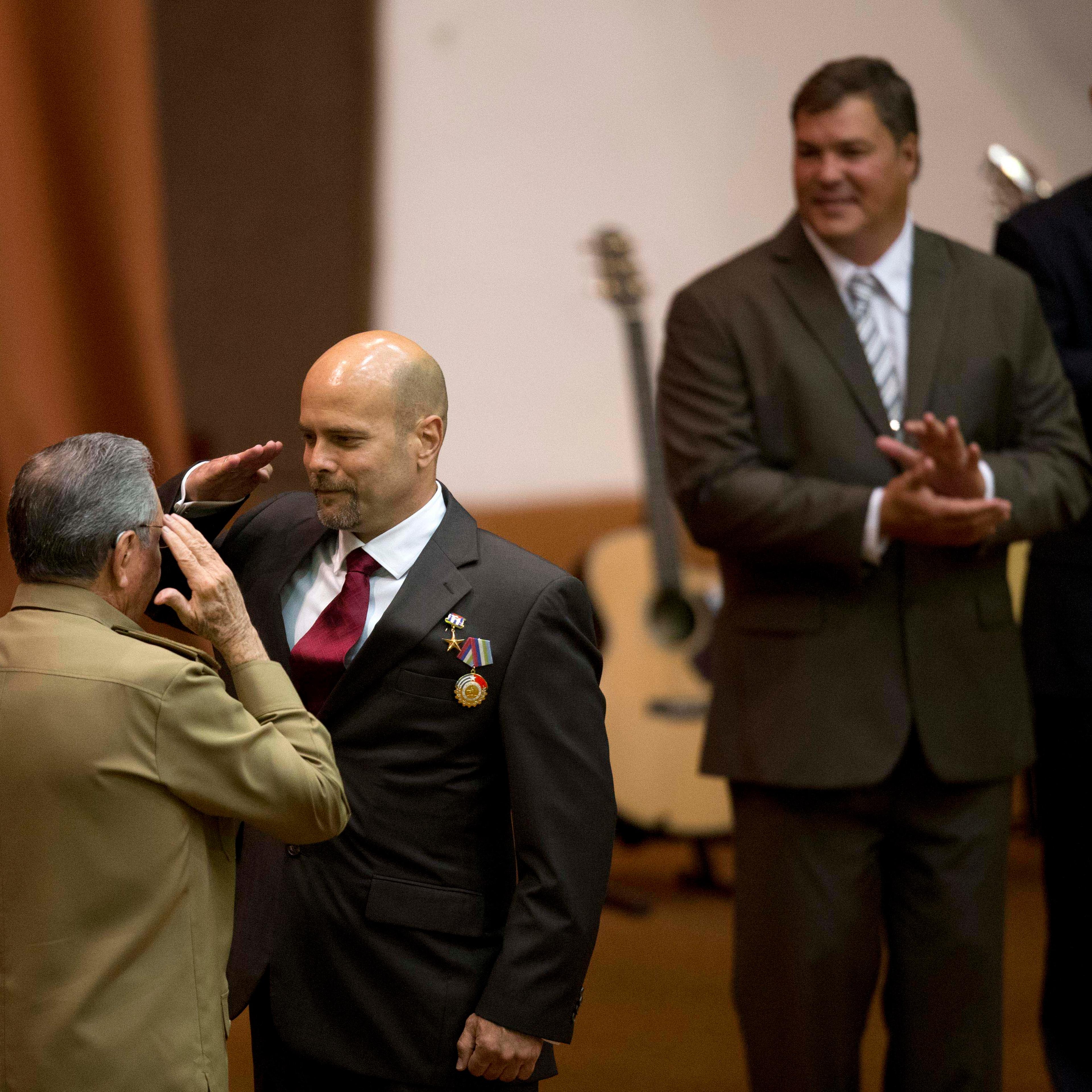 Raul Castro, Gerardo Hernandez, Ramon Labanino, Antonio Guerrero