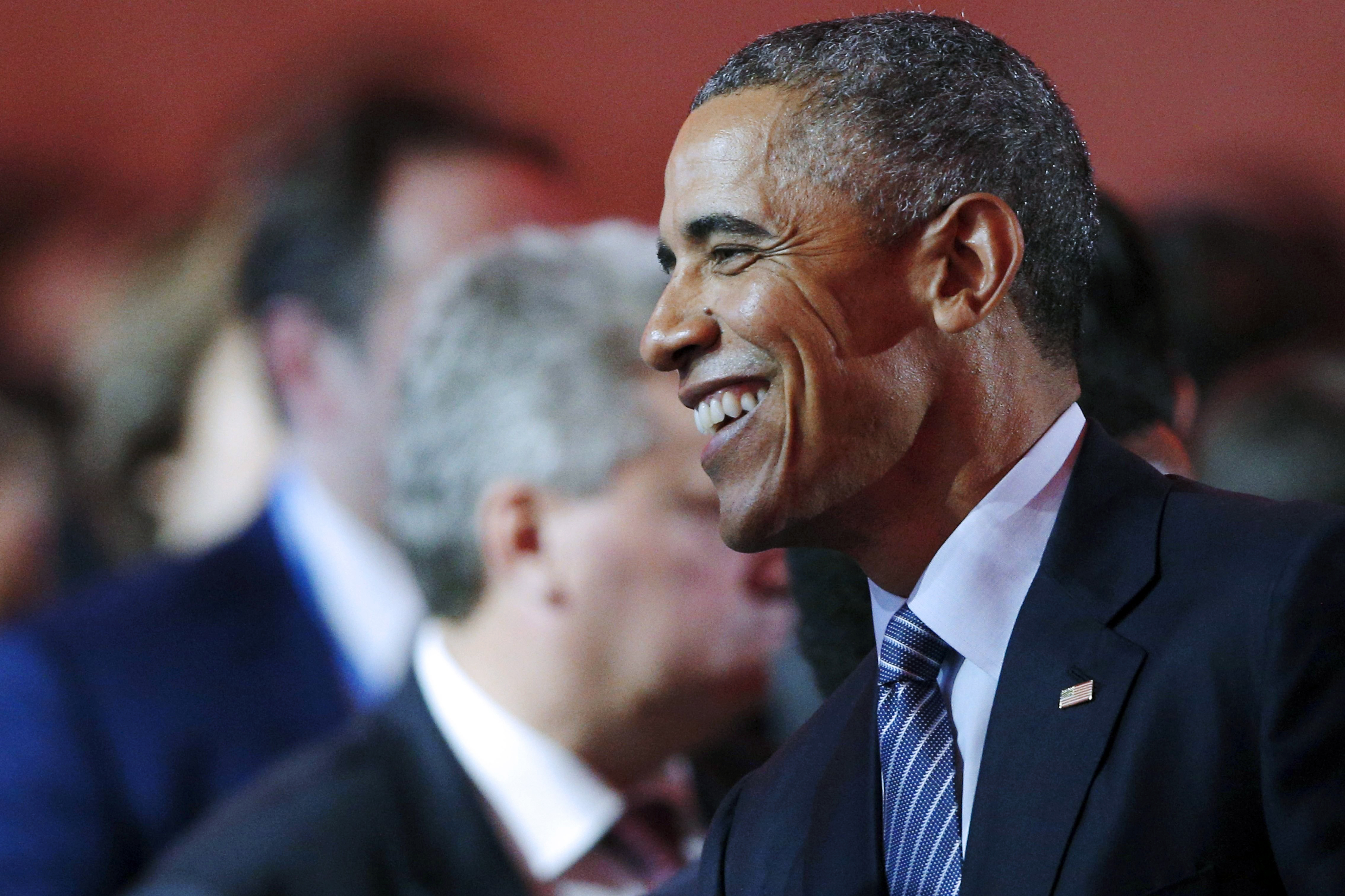 U.S. President Barack Obama attends the COP21 United Nations Climate Change Conference in Le Bourget, France, outside of Paris, on Nov. 30, 2015.