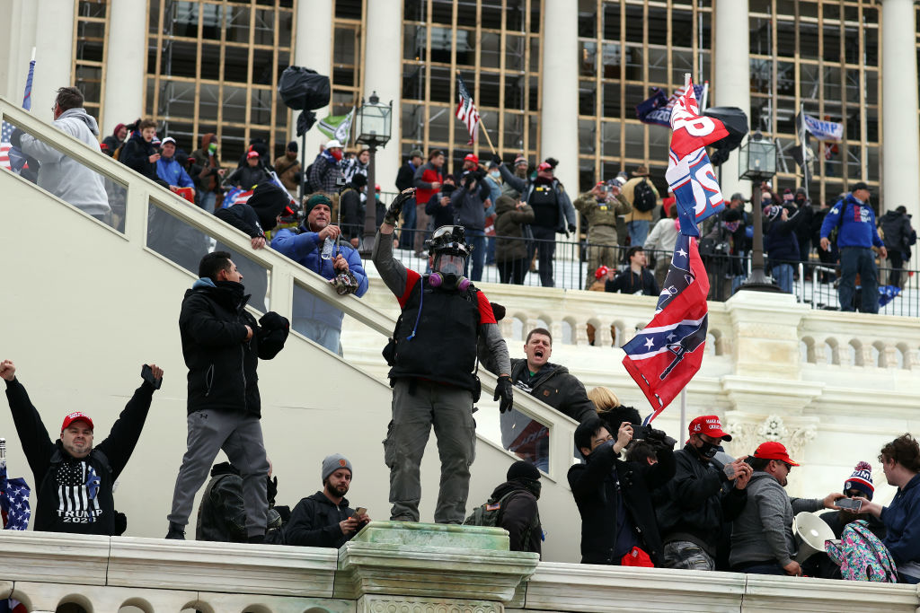 Trump Supporters Hold "Stop The Steal" Rally In DC Amid Ratification Of Presidential Election