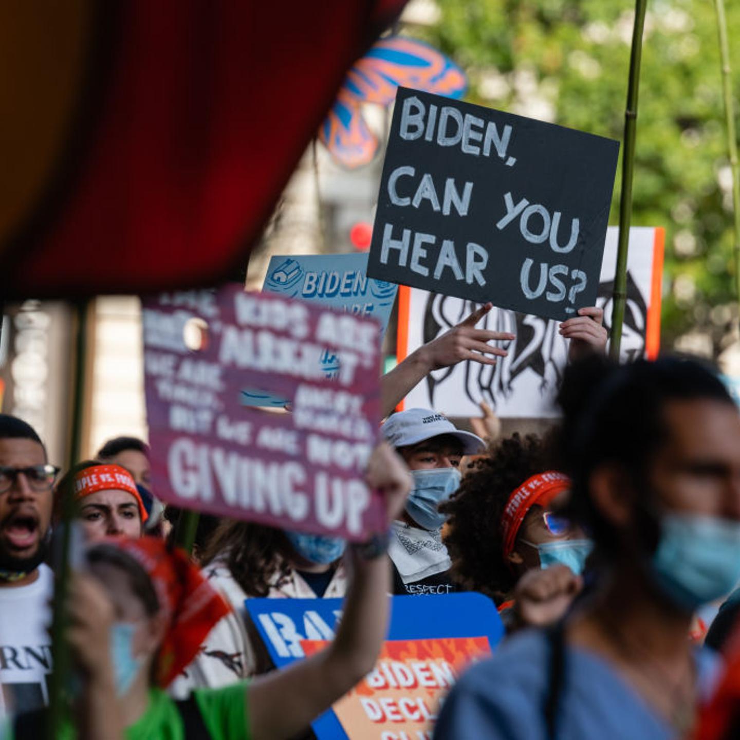 Climate Activists March To U.S. Capitol