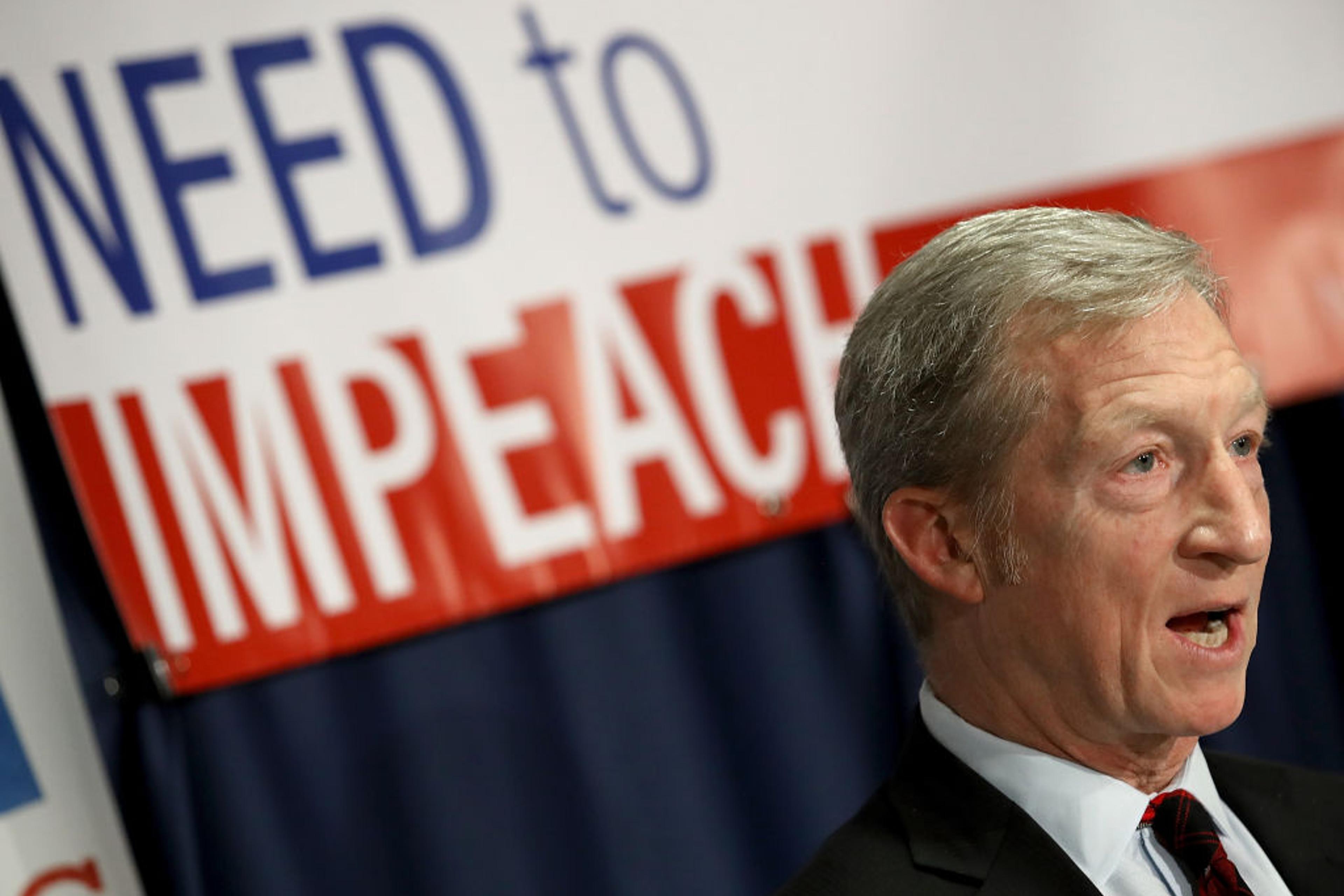 Impeach Trump Movement Leader, Fund Manager Tom Steyer Holds News Conference In D.C.