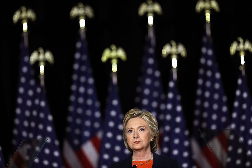 Hillary Clinton Delivers National Security Address In San Diego