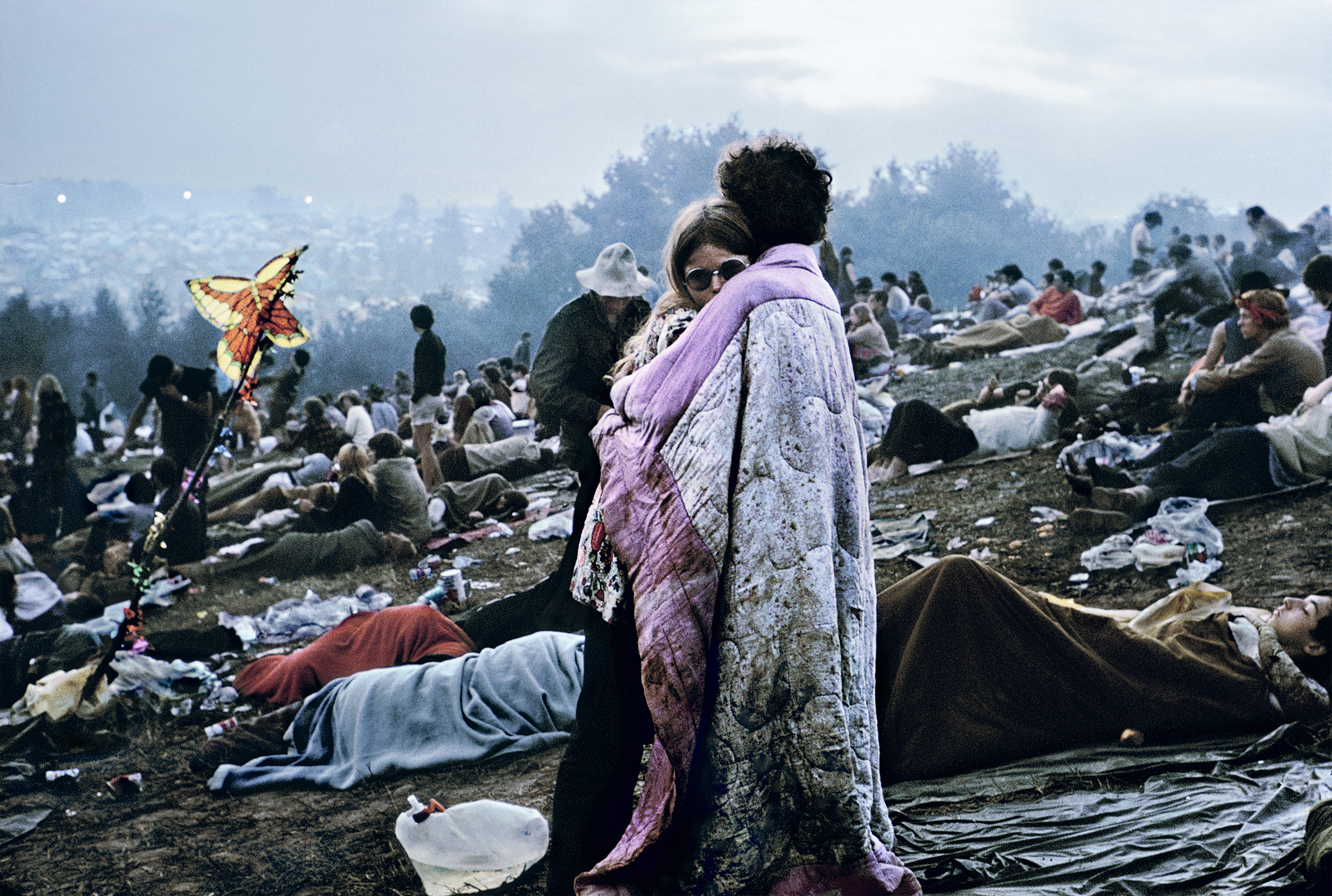 Nick and Bobbi Ercoline, the couple on the cover of Atlantic Records' original 1970 Woodstock: Music from the Original Soundtrack and More.