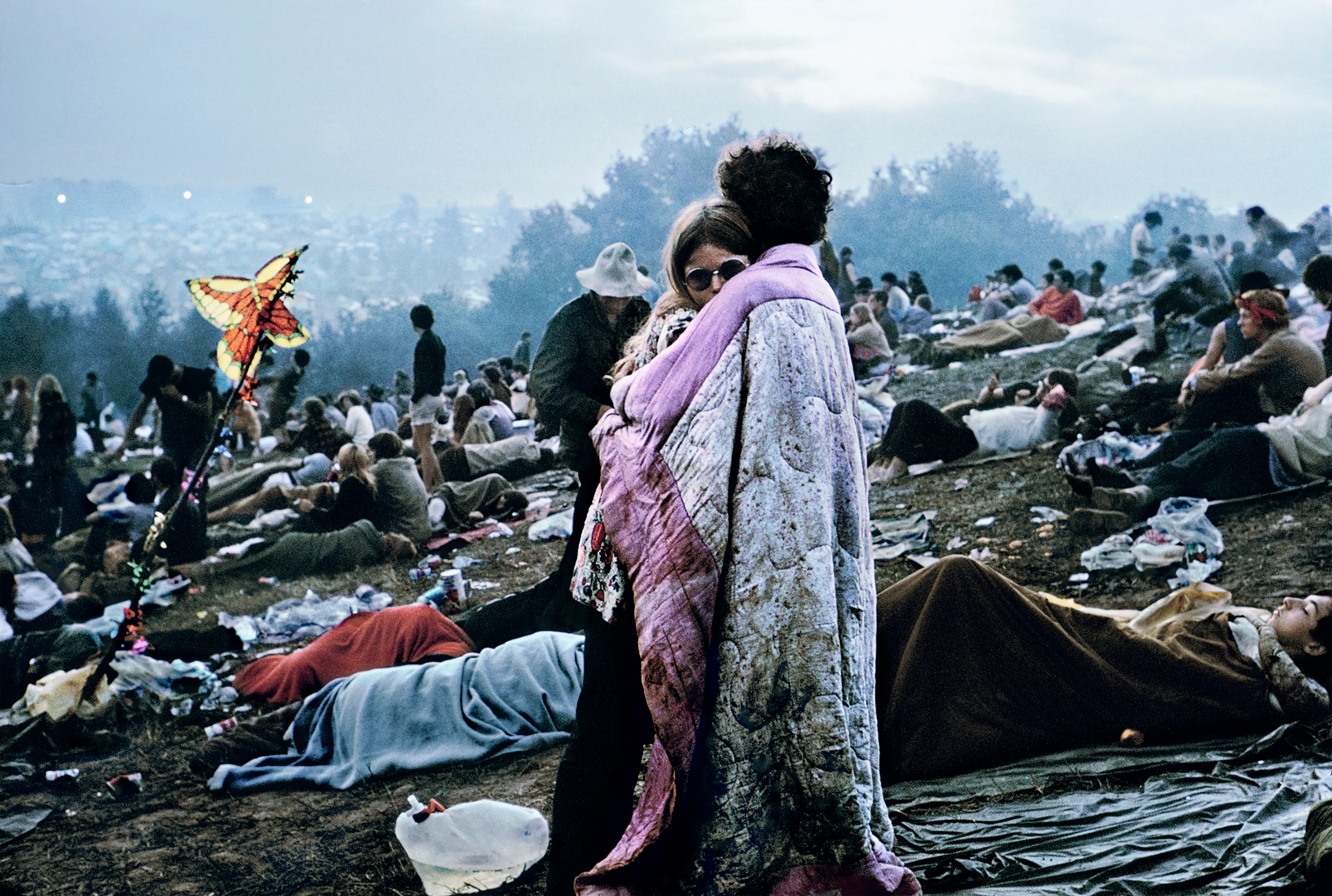 Nick and Bobbi Ercoline, the couple on the cover of Atlantic Records' original 1970 Woodstock: Music from the Original Soundtrack and More.