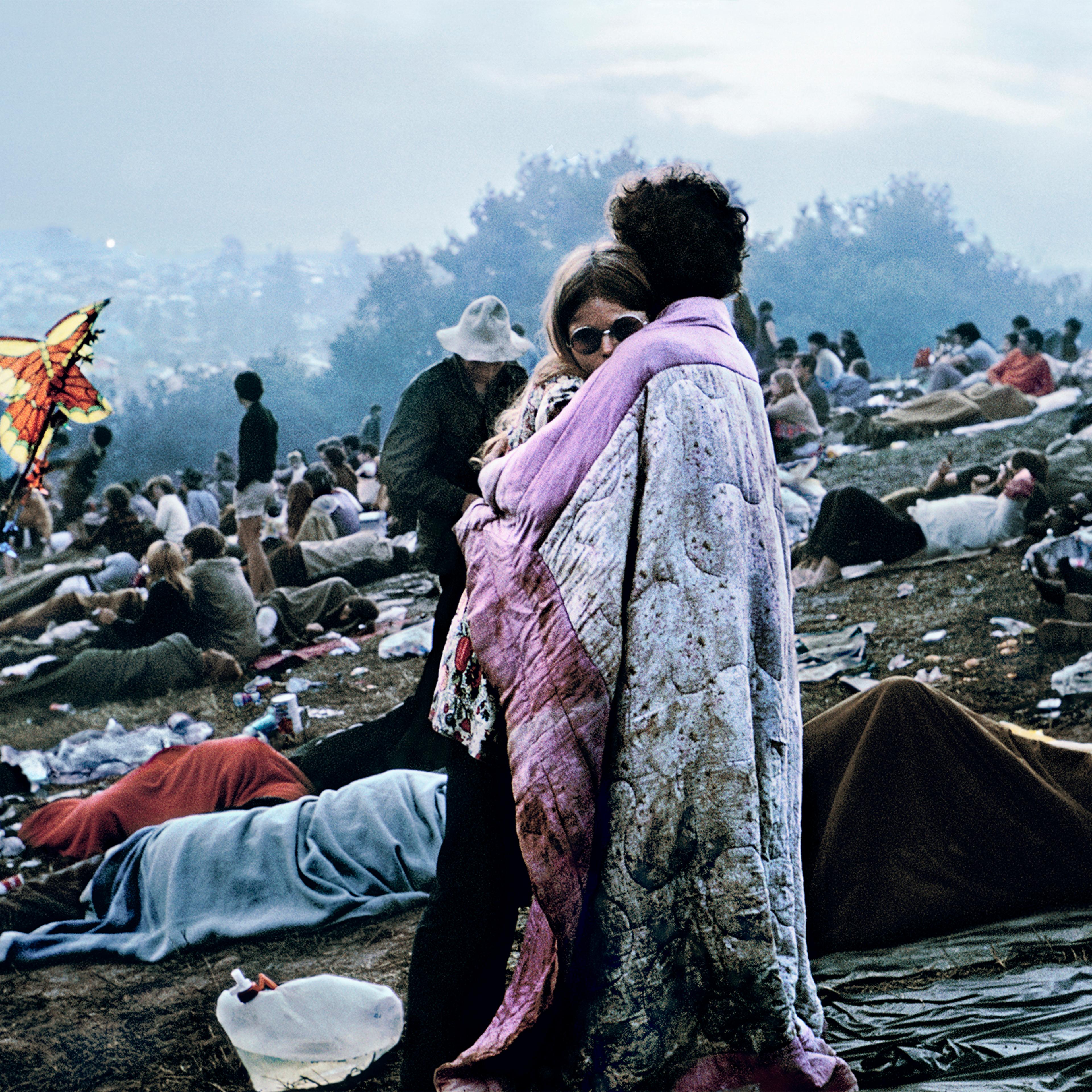 Nick and Bobbi Ercoline, the couple on the cover of Atlantic Records' original 1970 Woodstock: Music from the Original Soundtrack and More.