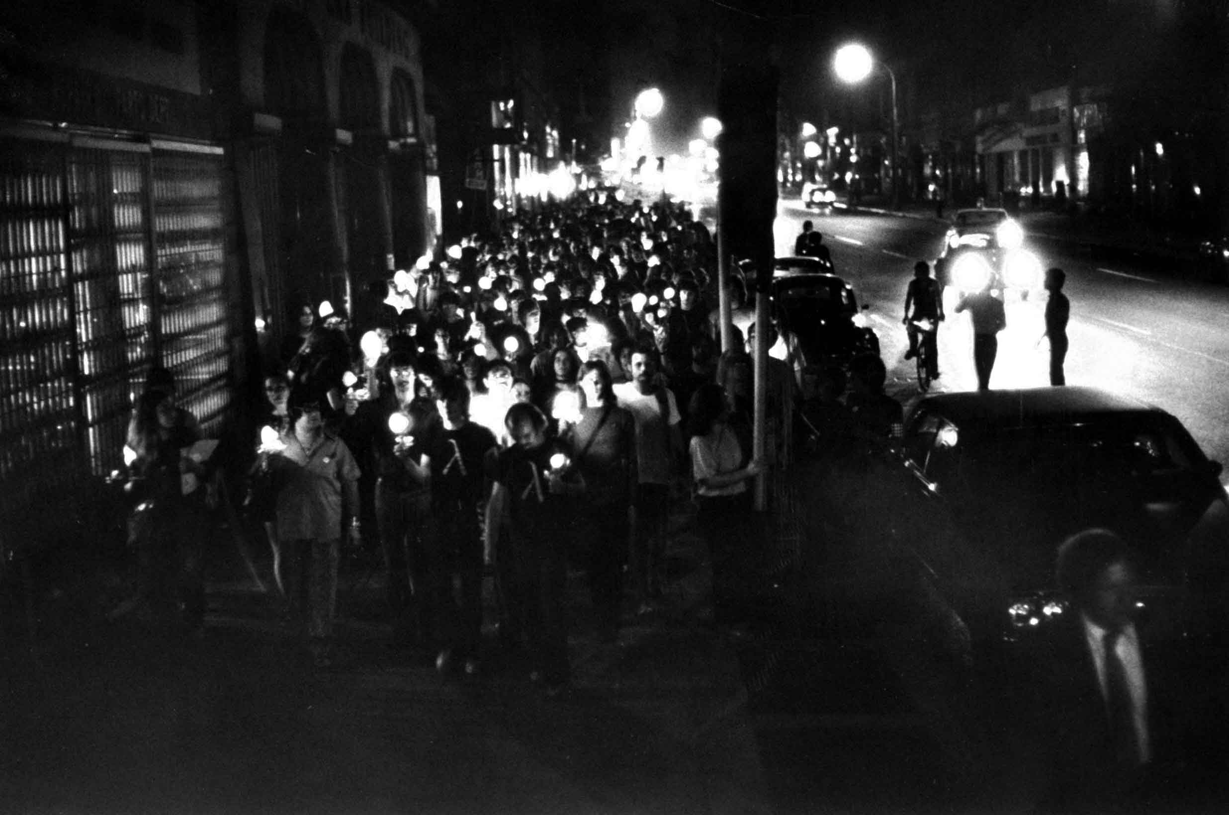 In commemoration of the 1969 Stonewall riots in Greenwich Village, militants this year designated the last week in June as Gay Liberation Week and celebrated with a candlelight parade. The parade involved 300 male and female homosexuals, who marched with