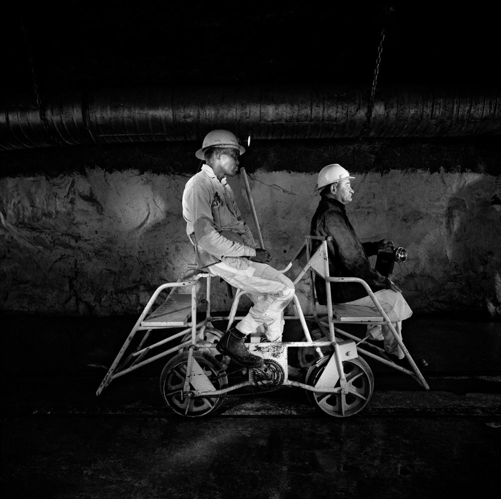 Image: Team Leader and Mine Captain, Rustenburg Platinum Mine, Rustenburg. 1971.