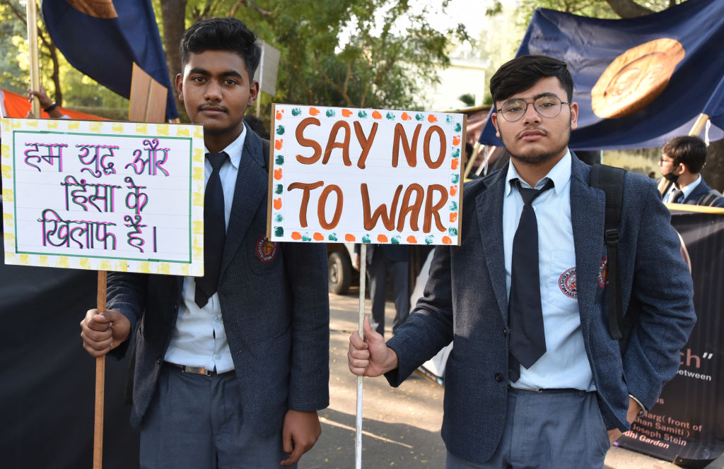 Peace March Organised To End The Ongoing War Between Russia And Ukraine