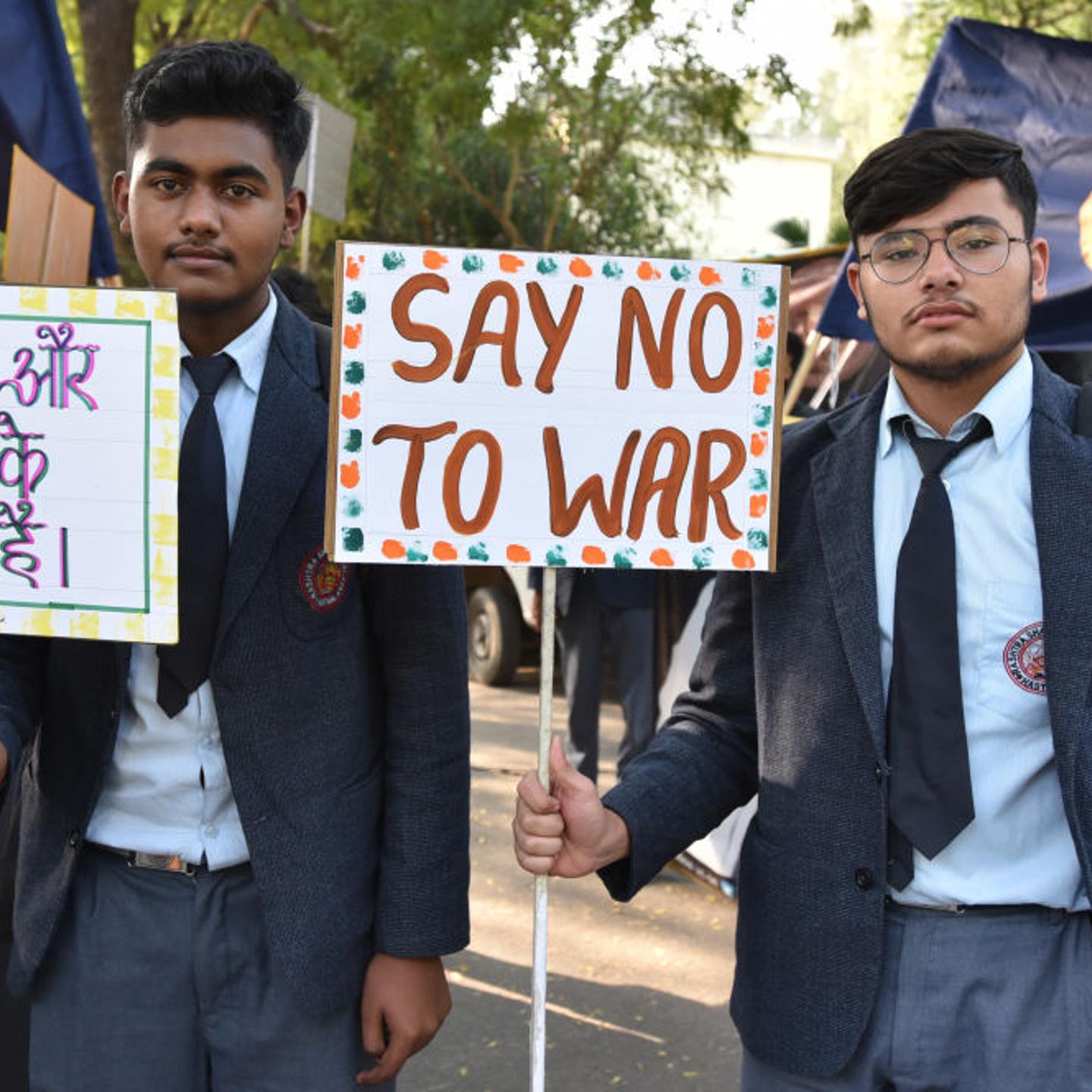 Peace March Organised To End The Ongoing War Between Russia And Ukraine