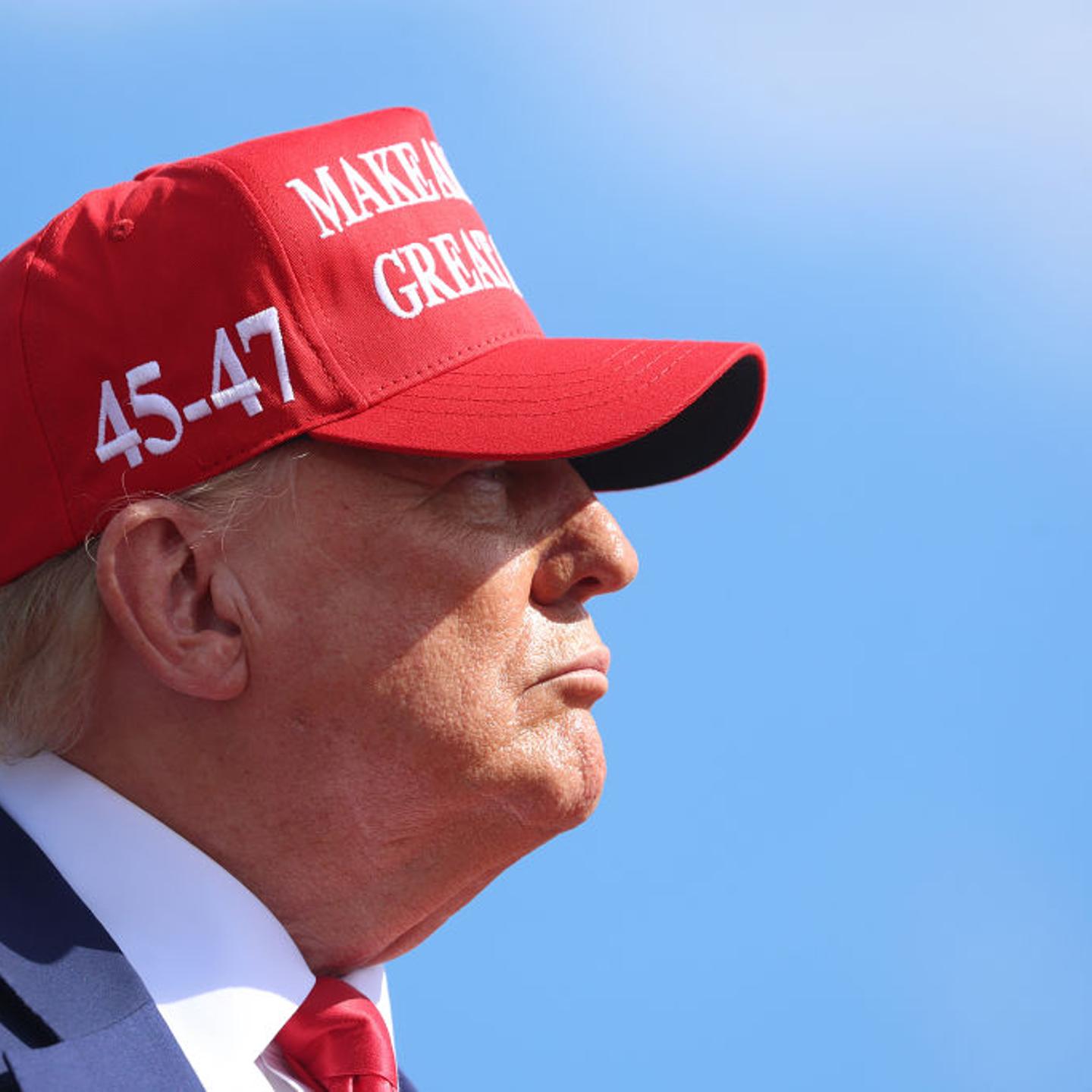 Donald Trump Campaigns For President In Racine, Wisconsin
