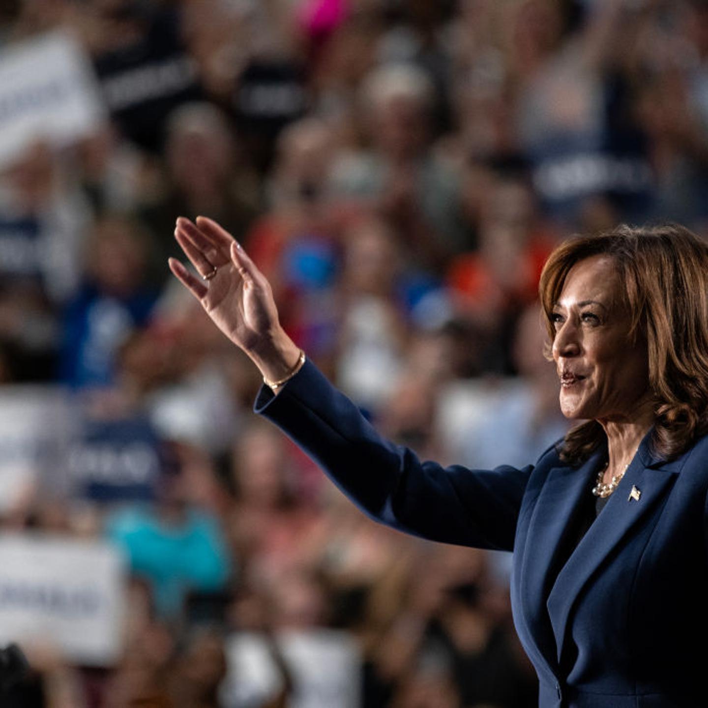 Vice President Kamala Harris Campaigns In Wisconsin