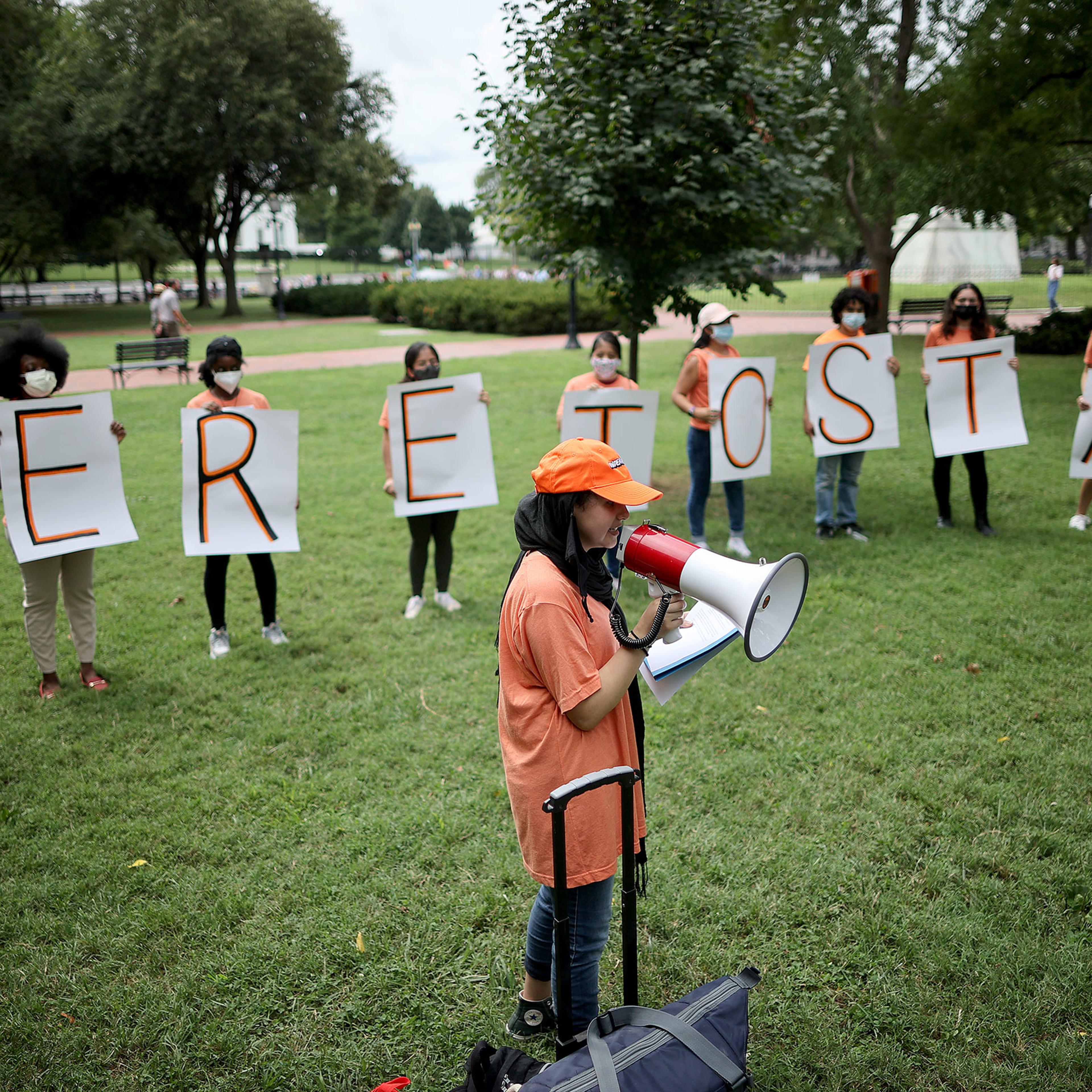 Activists Demand Citizenship For All Undocumented Immigrants During Rally Outside White House