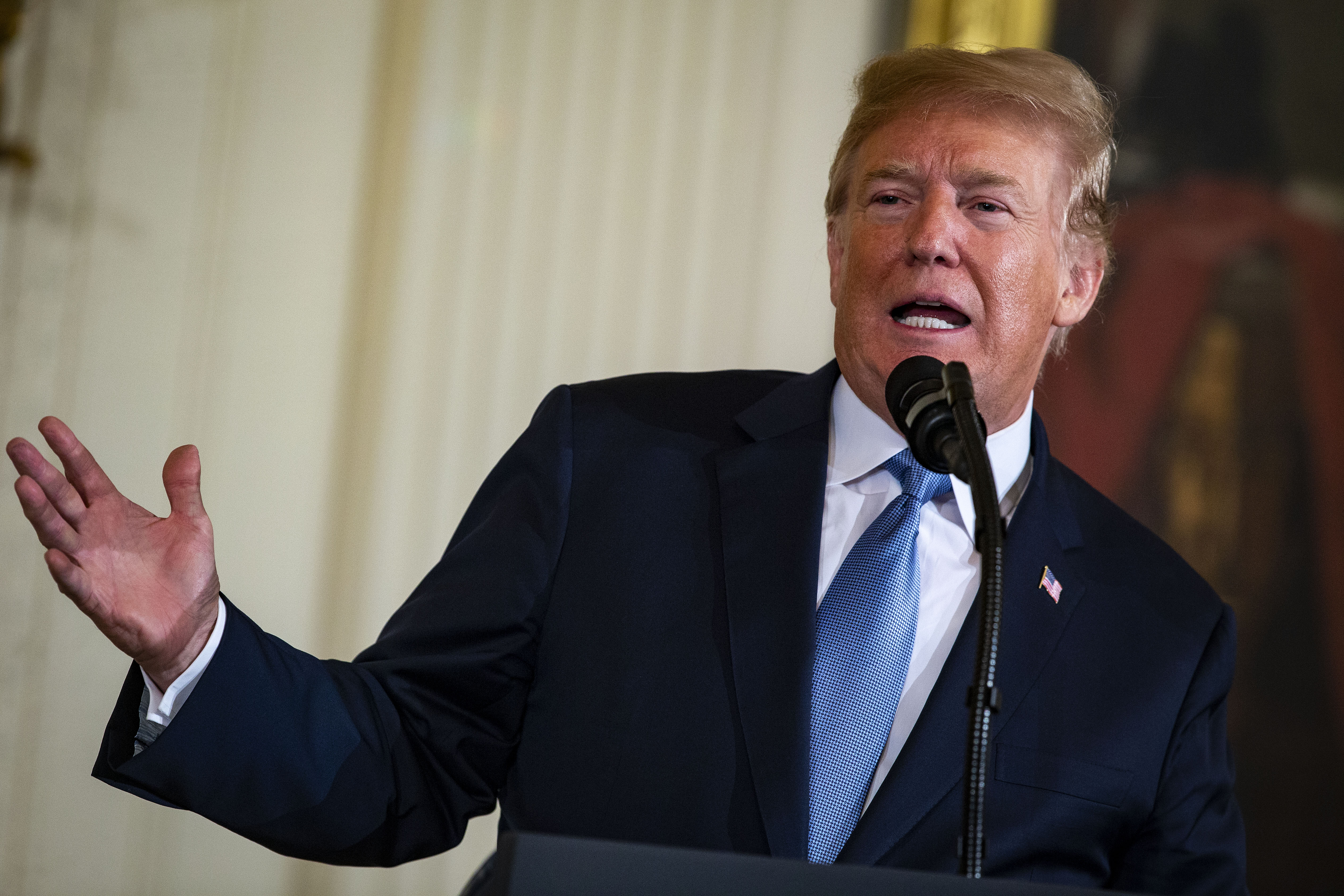 President Trump Presents The Medal Of Honor At The White House
