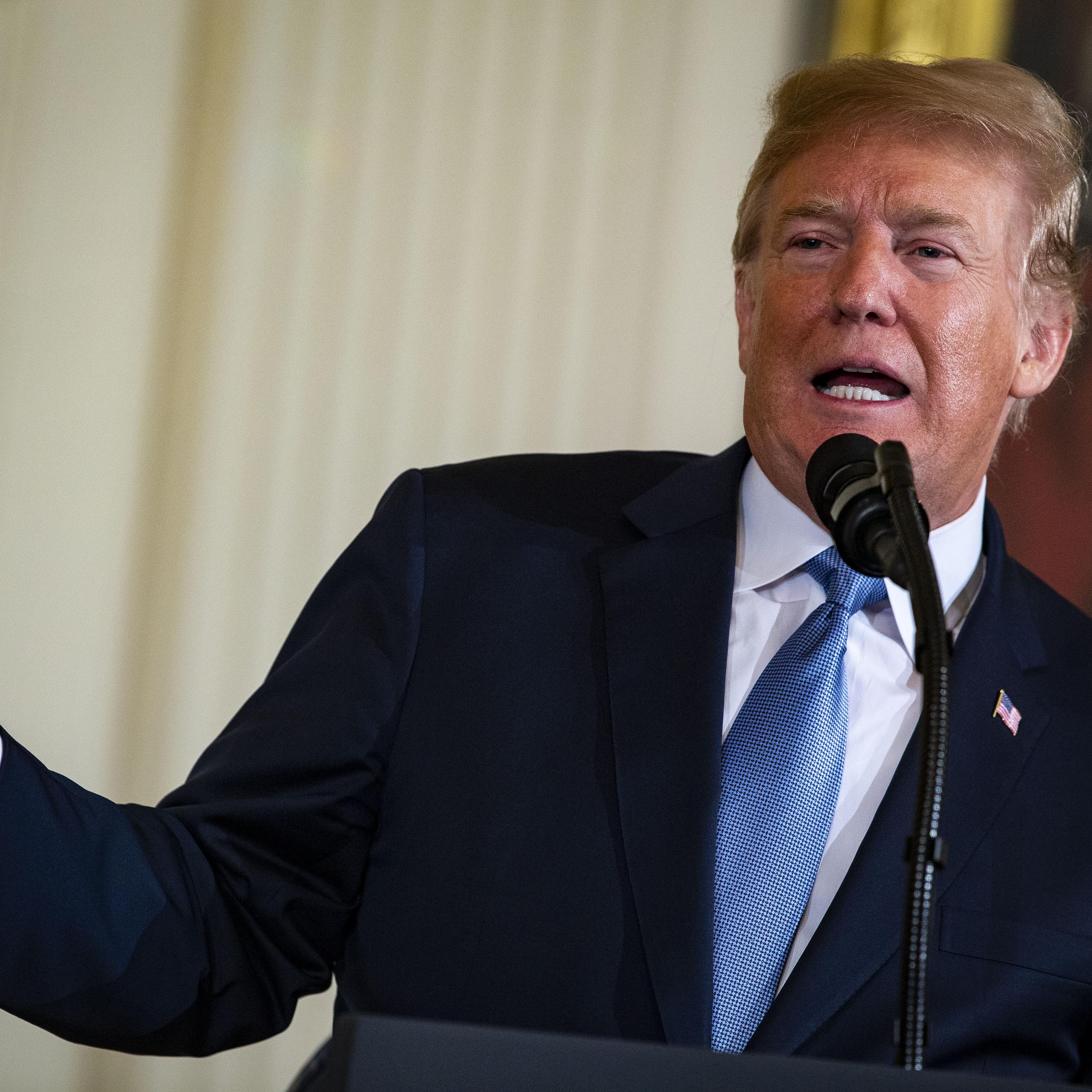President Trump Presents The Medal Of Honor At The White House