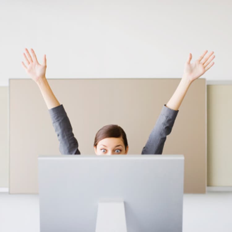woman-office-computer-cheering