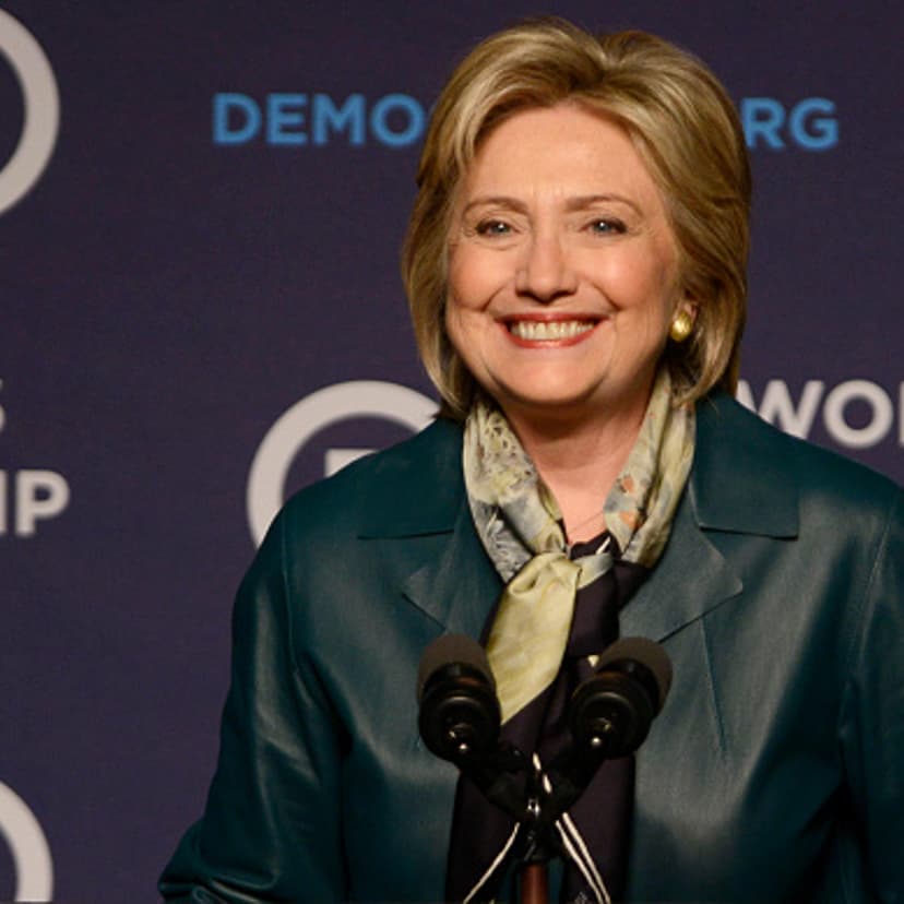 Hillary Clinton speaks during the Democratic National Committee 22nd Annual Women's Leadership Forum National Issues Conference at Grand Hyatt Washington DC on October 23, 2015 in Washington, DC.