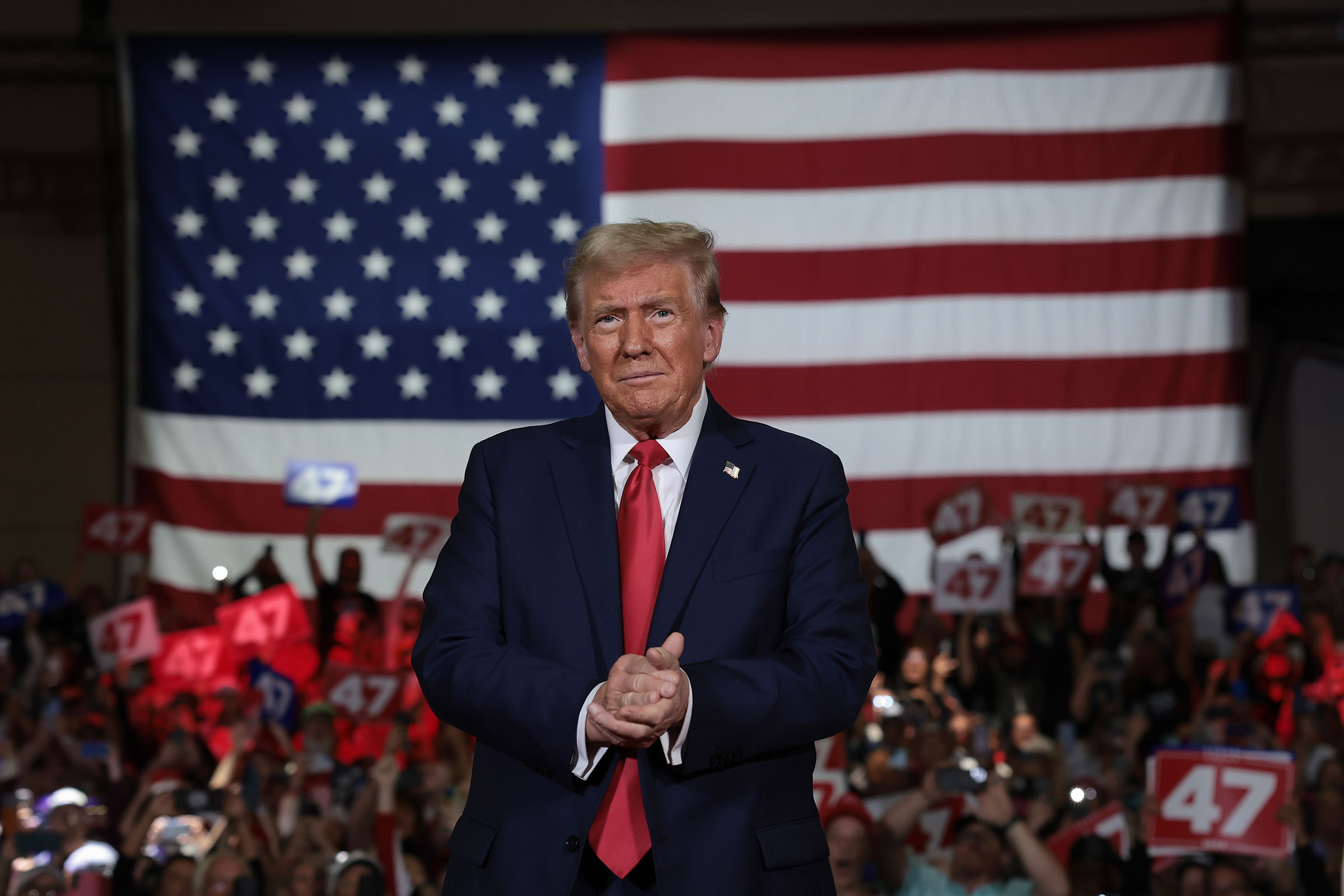 Donald Trump Campaigns For President In Pennsylvania