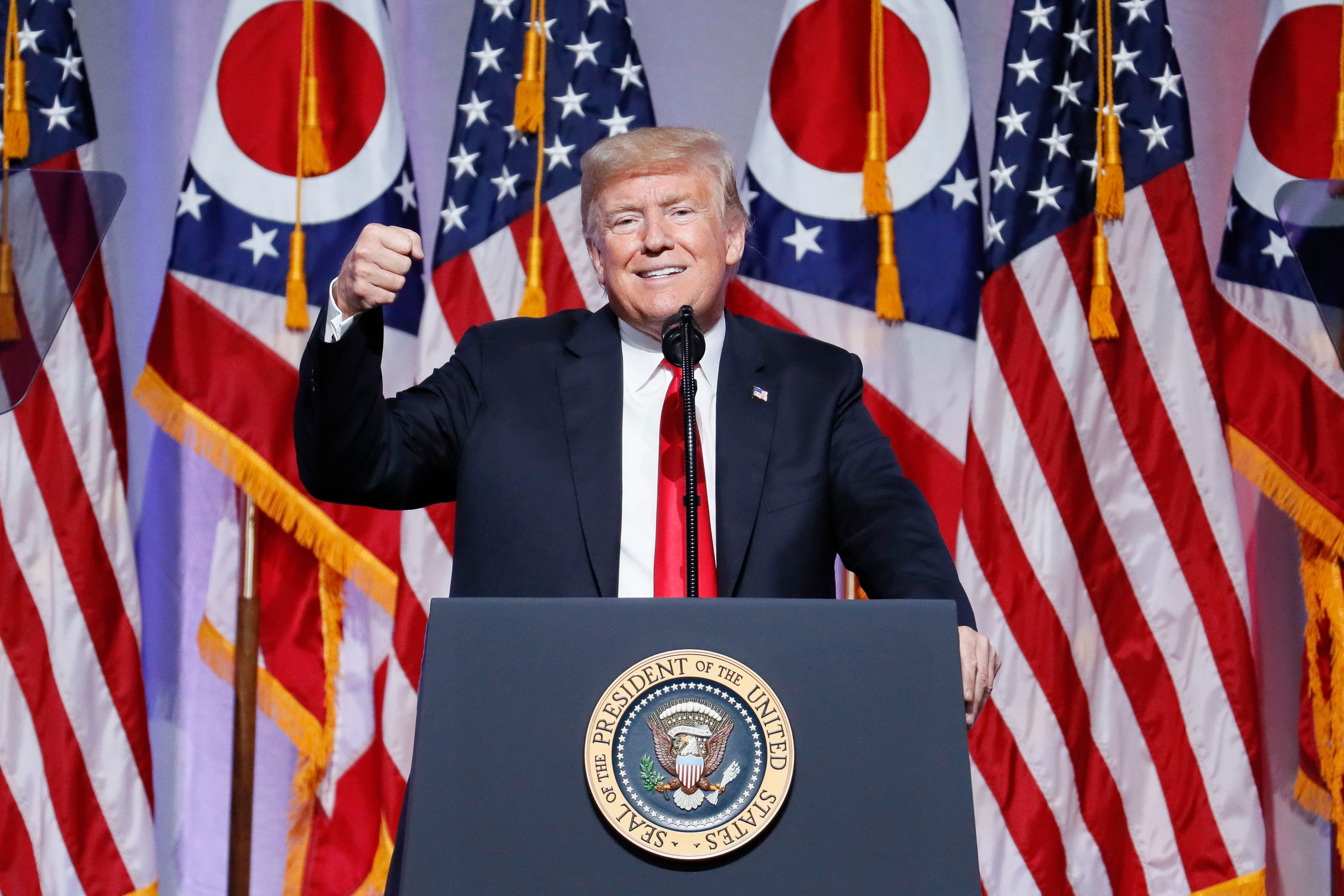 President Trump speaking