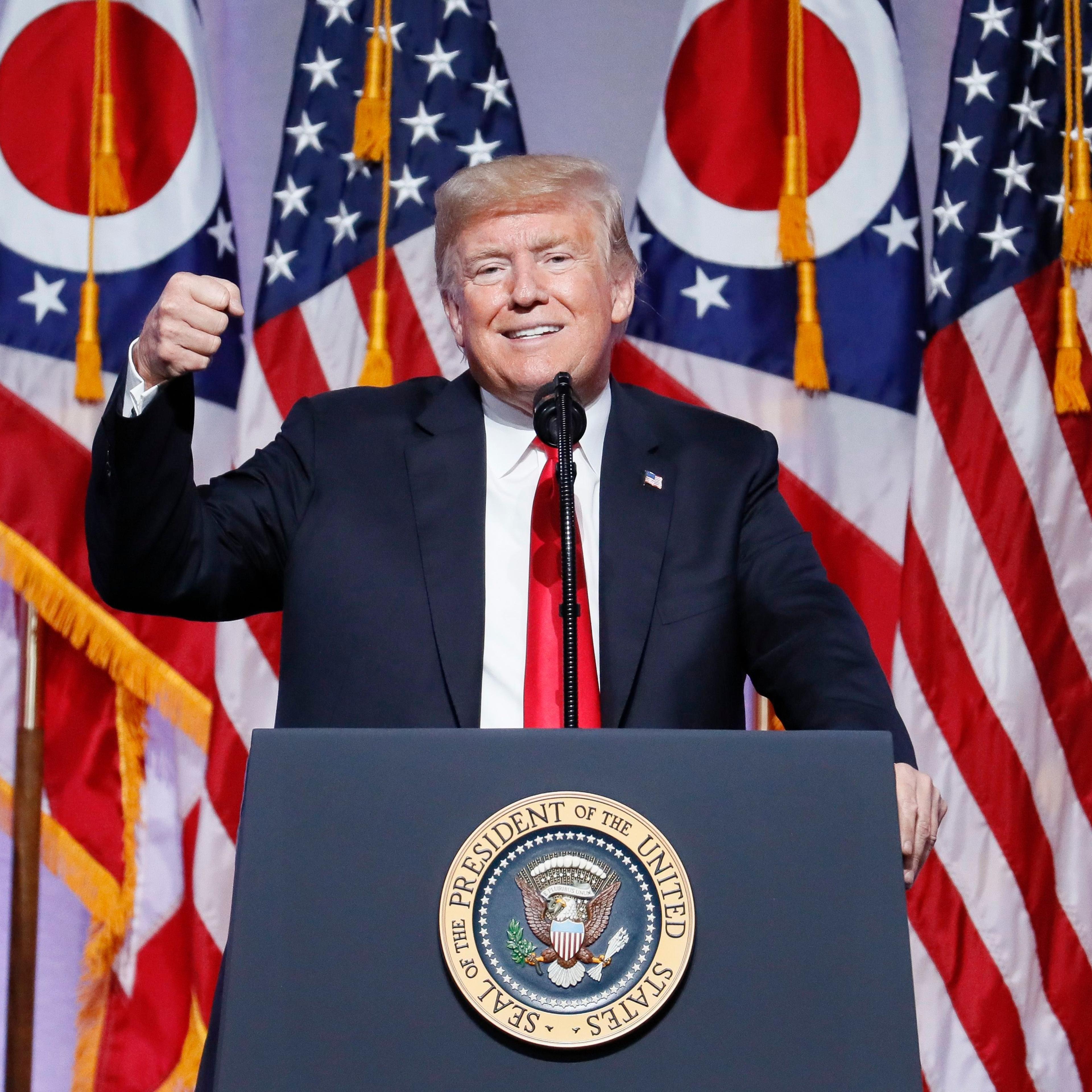 President Trump speaking