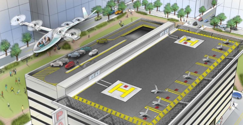Your ride is ready—at least in an Uber artist's rendering.