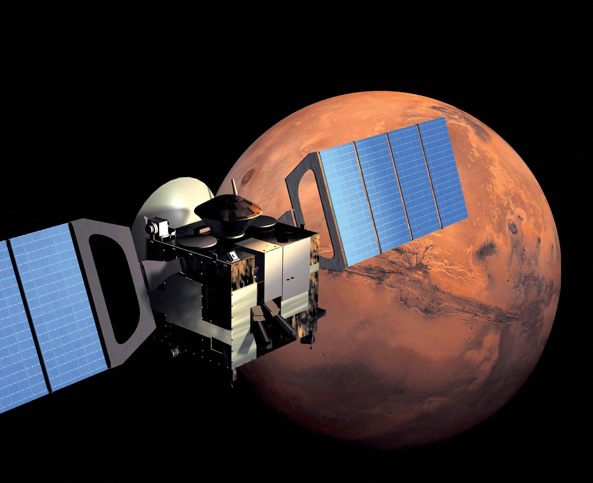 Mars Lake Liquid Water