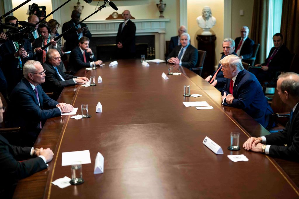 President Trump Meets With Oil Executives At the White House