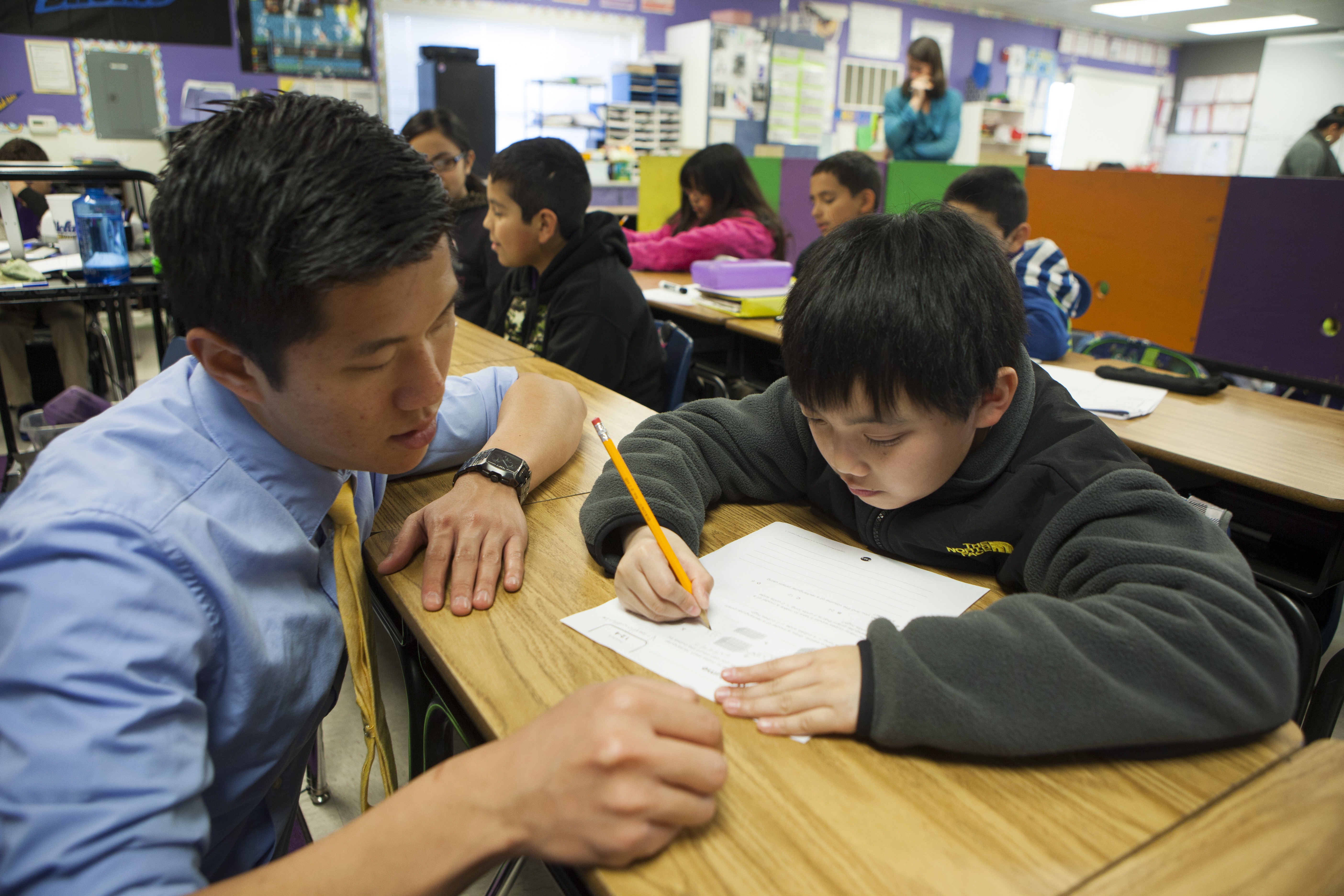 California schools use blended learning to teach students