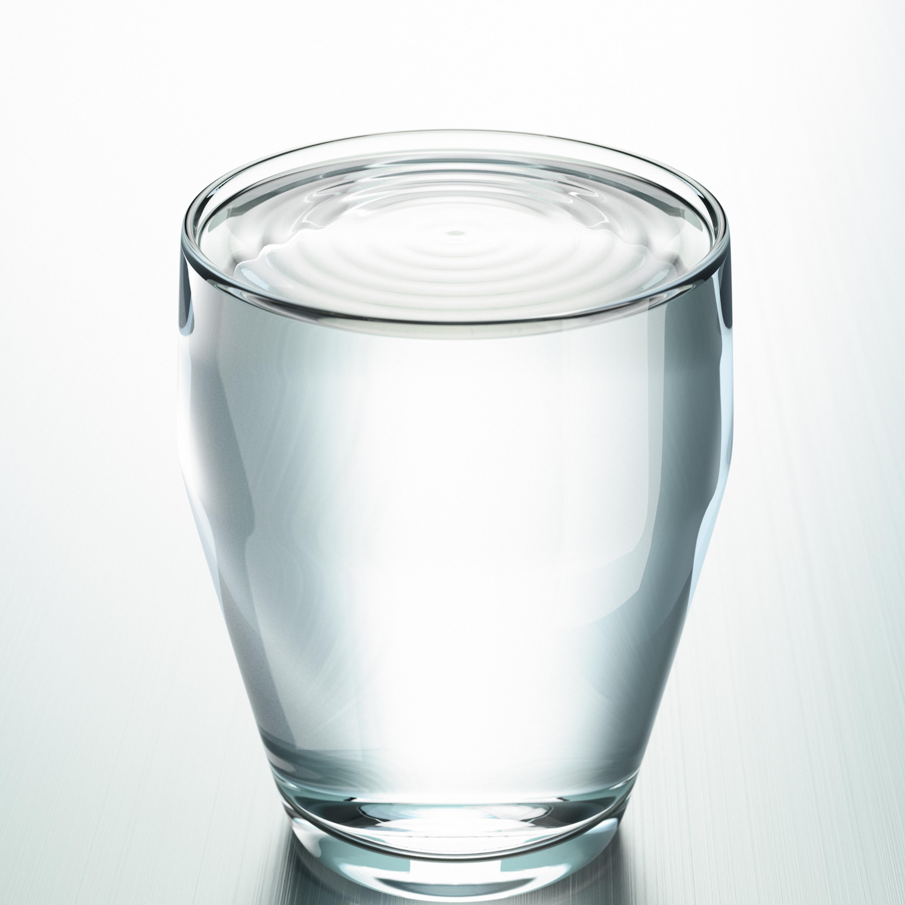 glass of water