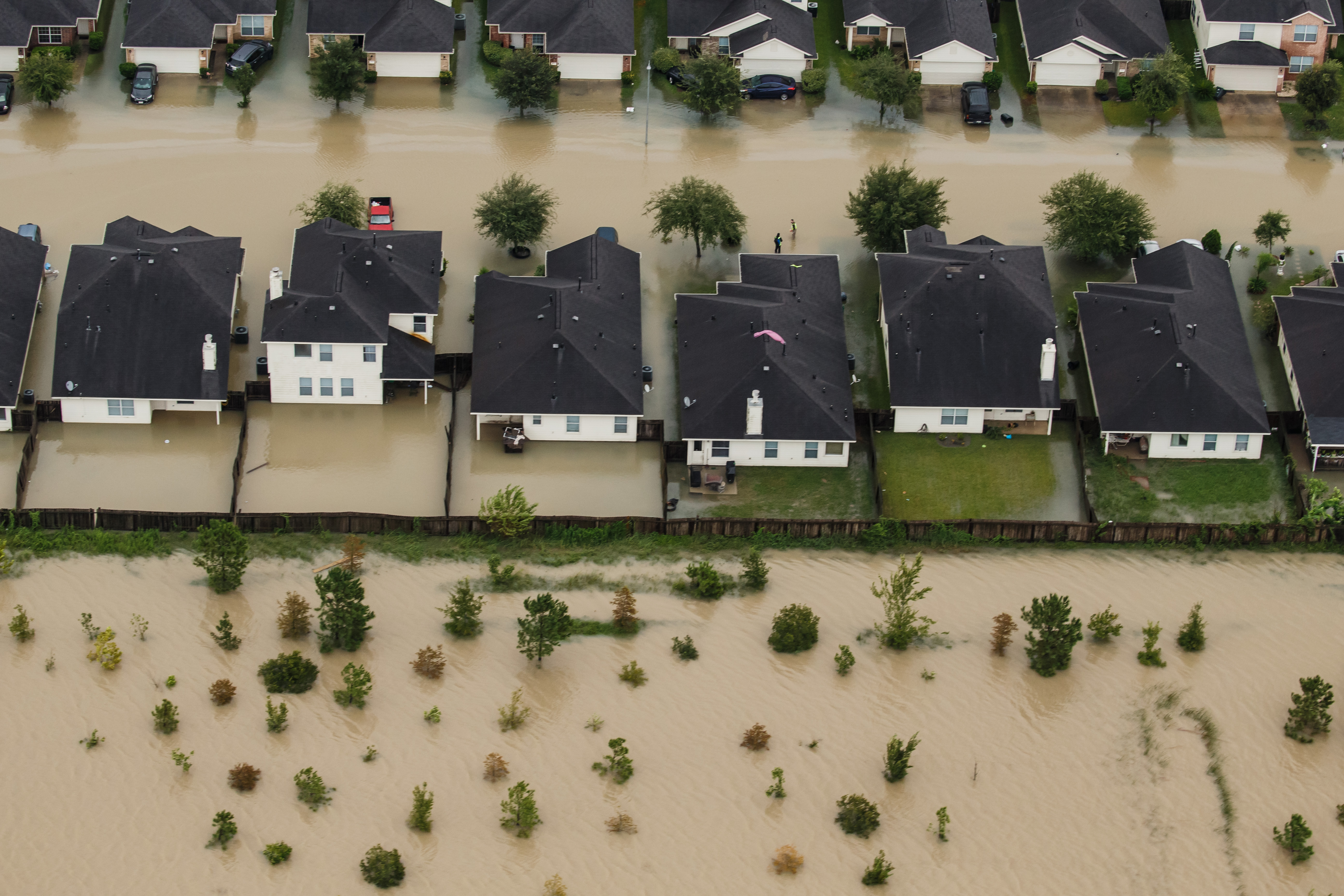 Flooding in Houston From Hurricane Harvey