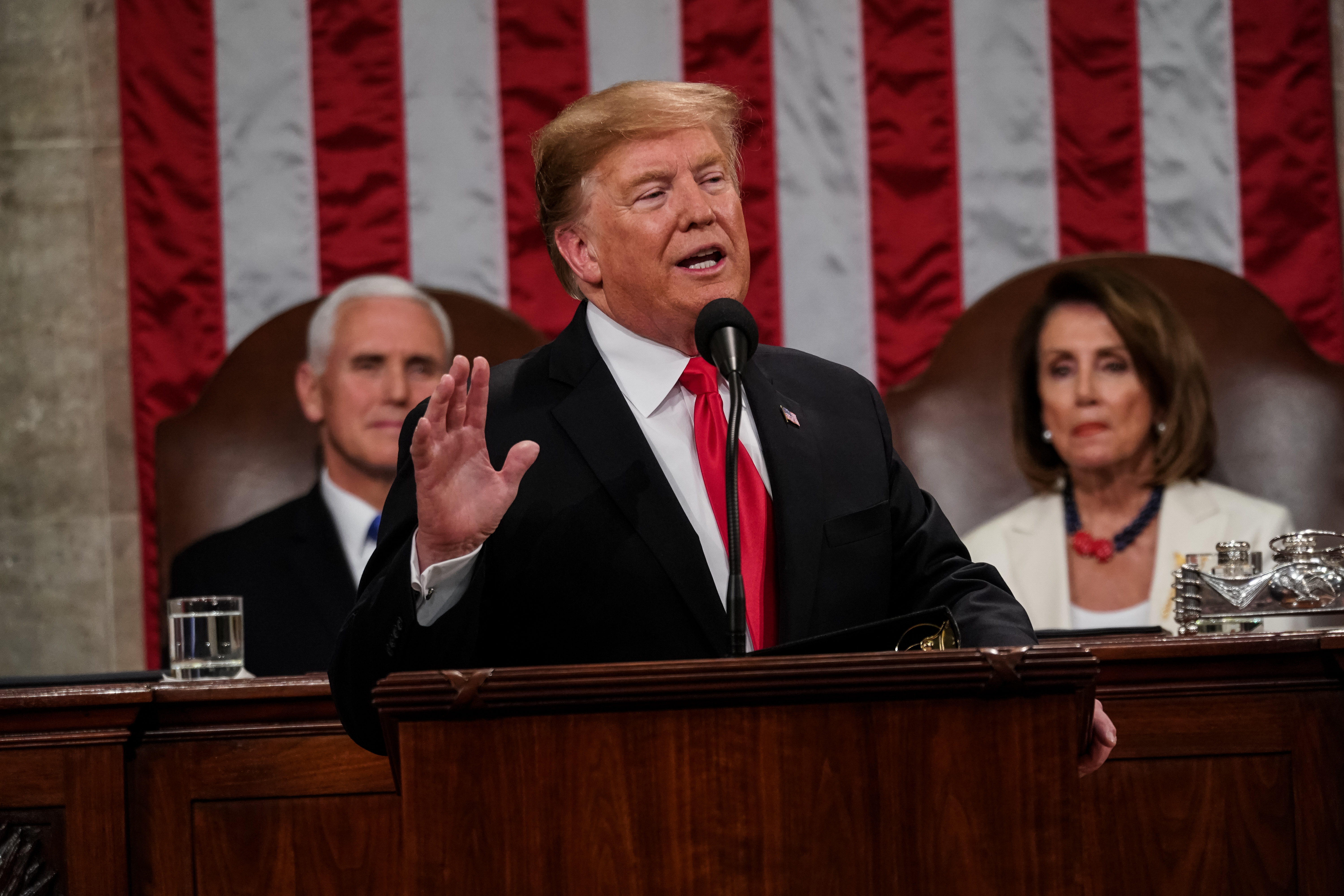 President Trump Delivers State Of The Union Address To Joint Session Of Congress